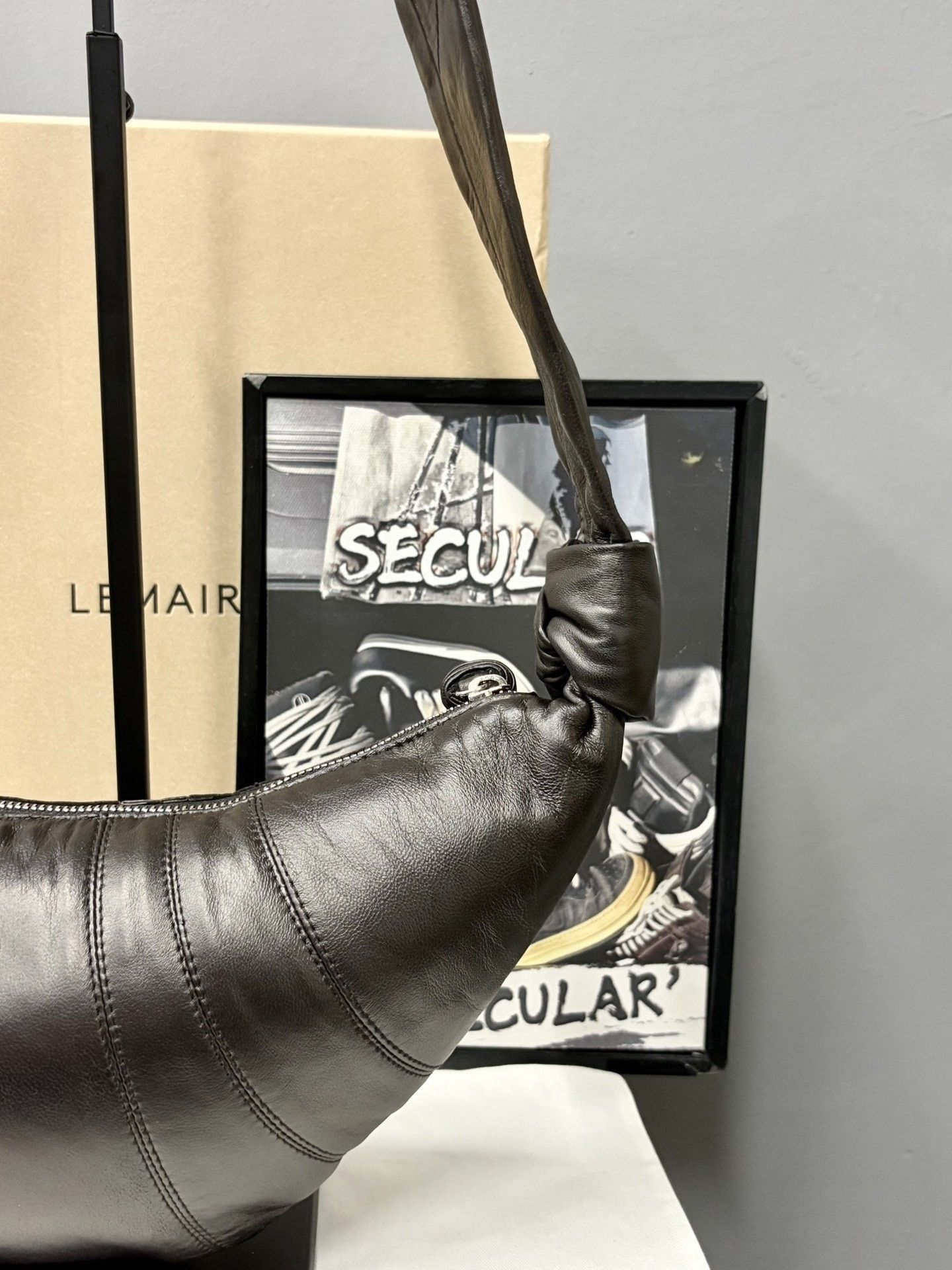 Lemaire Lemaire 23 Sheepskin Small Croissant/ Size ONE SIZE - 4 Thumbnail