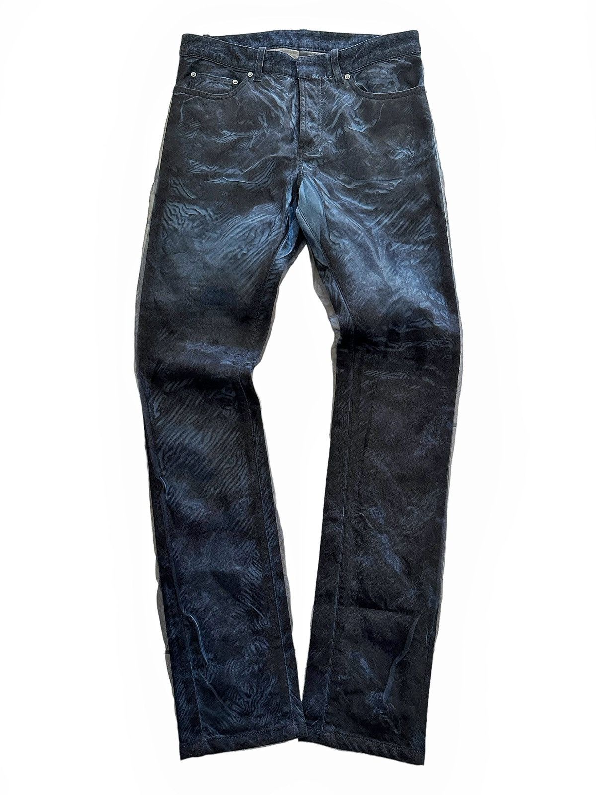 Balenciaga GRAIL 2012 Nicolas Ghesquiere Tulle Layer Denim Size US 30 / EU 46 - 1 Thumbnail
