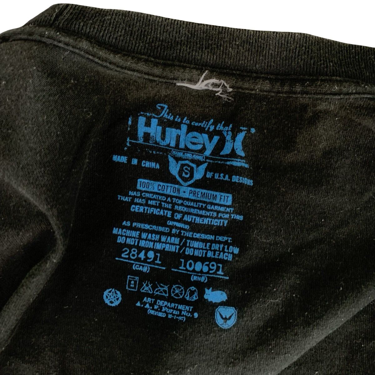 Hurley HURLEY 3D Layered Effect Logo Tee Shirt Top Streetwear Size US S / EU 44-46 / 1 - 7 Thumbnail