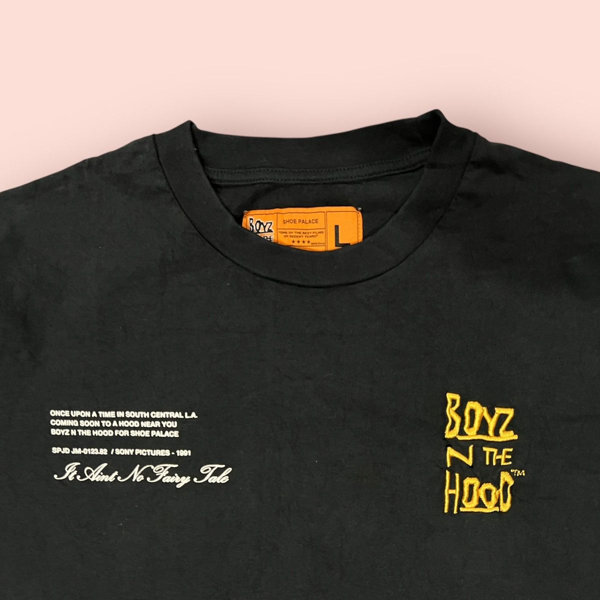 Rap Tees × Shoe Palace SHOE PALACE X BOYZ N THE HOOD MOVIE BACK HIT T-SHIRT Size US L / EU 52-54 / 3 - 6 Thumbnail