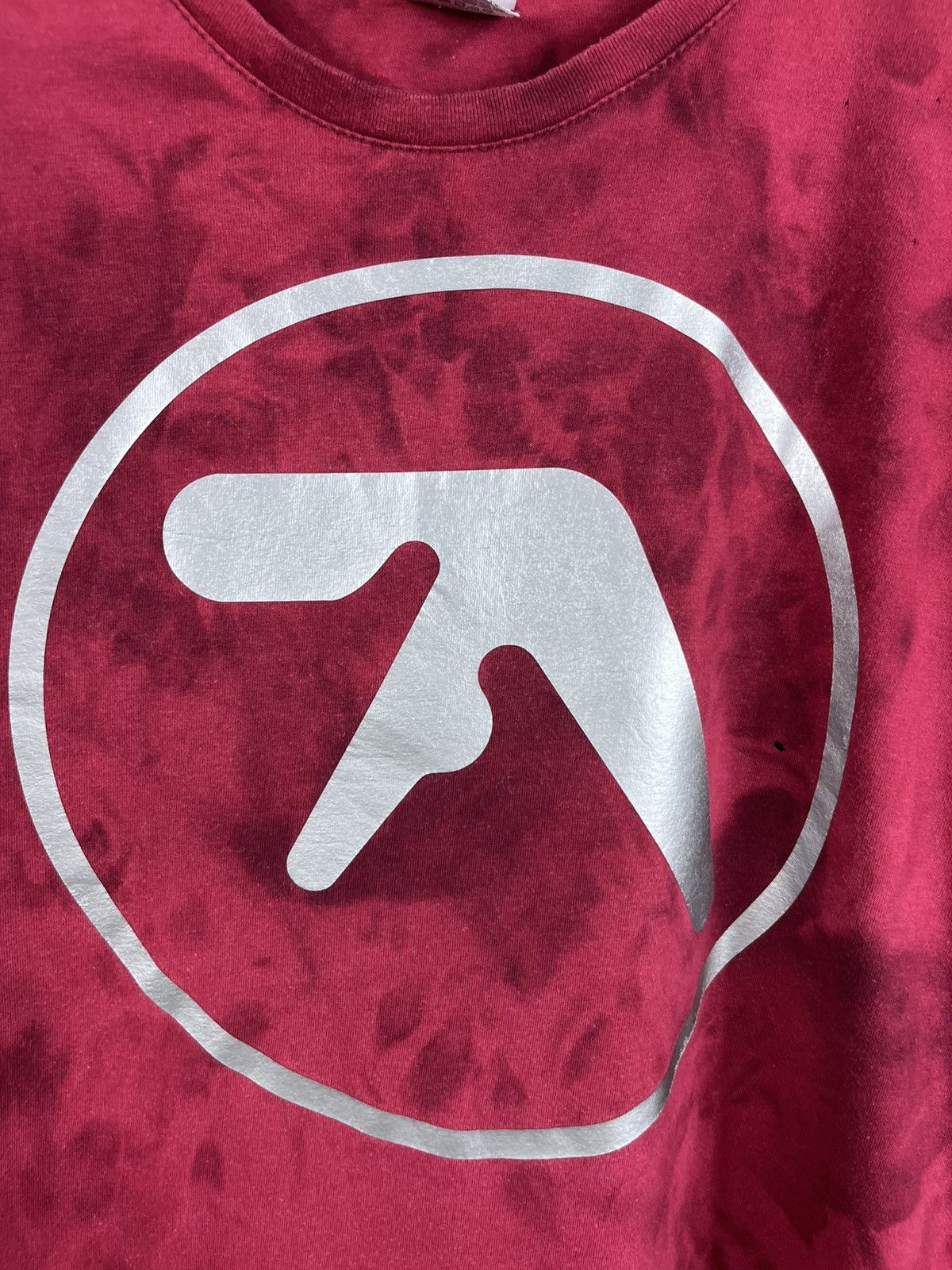 Band Tees × Vintage Vintage Aphex Twin 90s y2k silver logo tee tshirt distressed Size US M / EU 48-50 / 2 - 6 Thumbnail