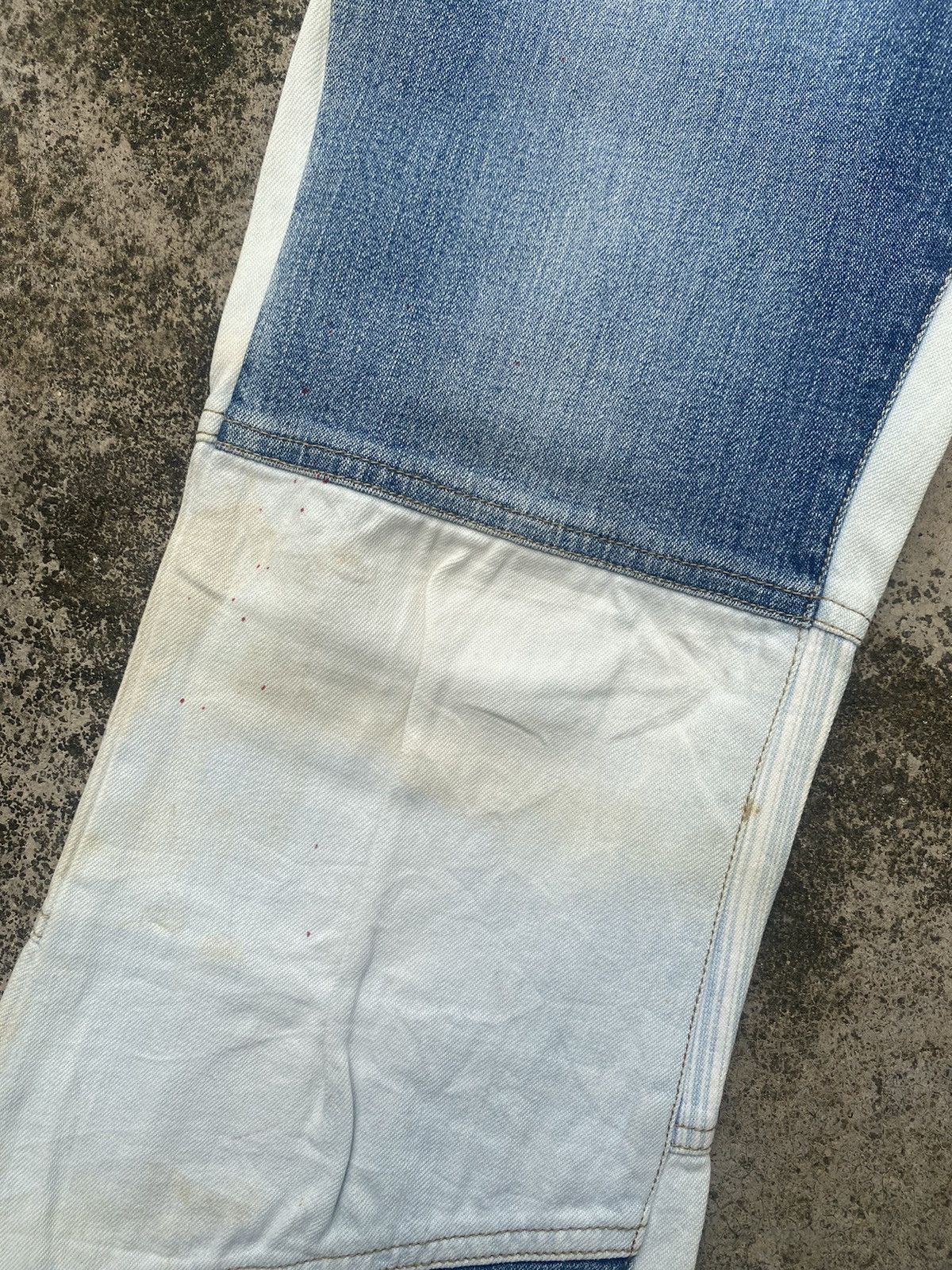 If Six Was Nine × Japanese Brand Flare Jeans Oririn Hagi Painted Size US 29 - 11 Thumbnail