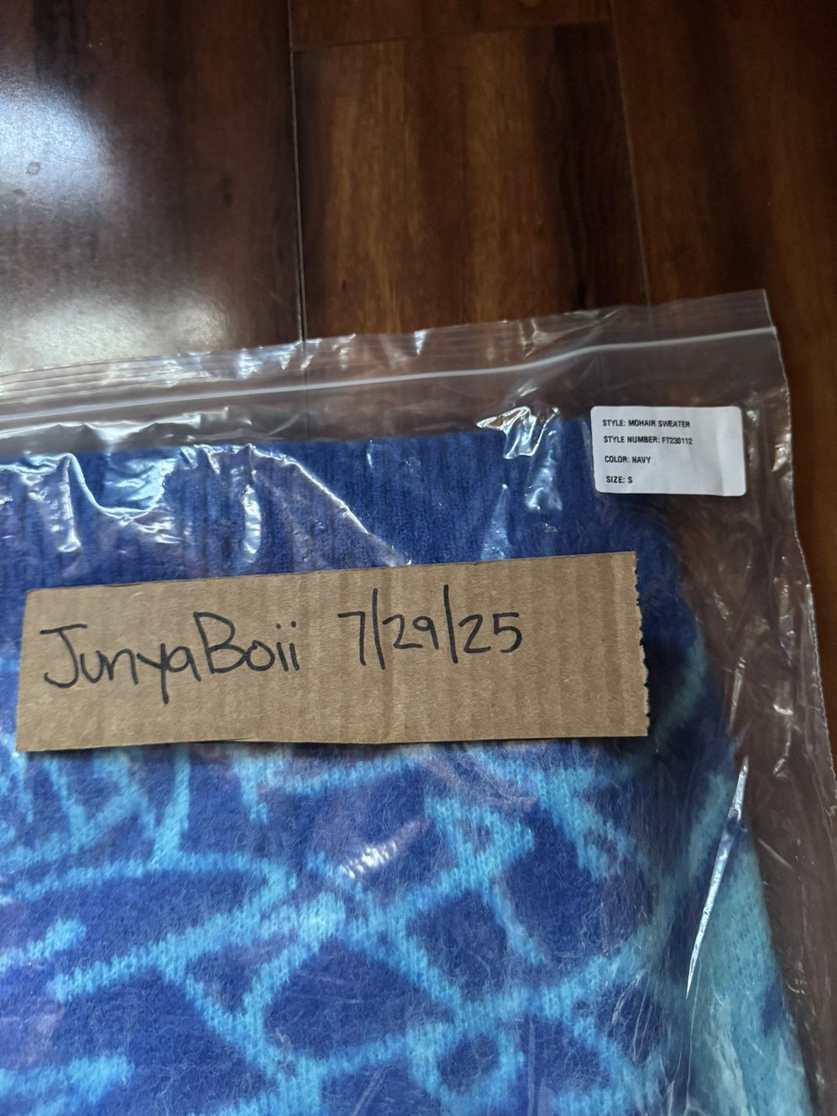 Fuck The Population FTP Archive Mohair Sweater Royal Blue Small Size US S / EU 44-46 / 1 - 6 Thumbnail