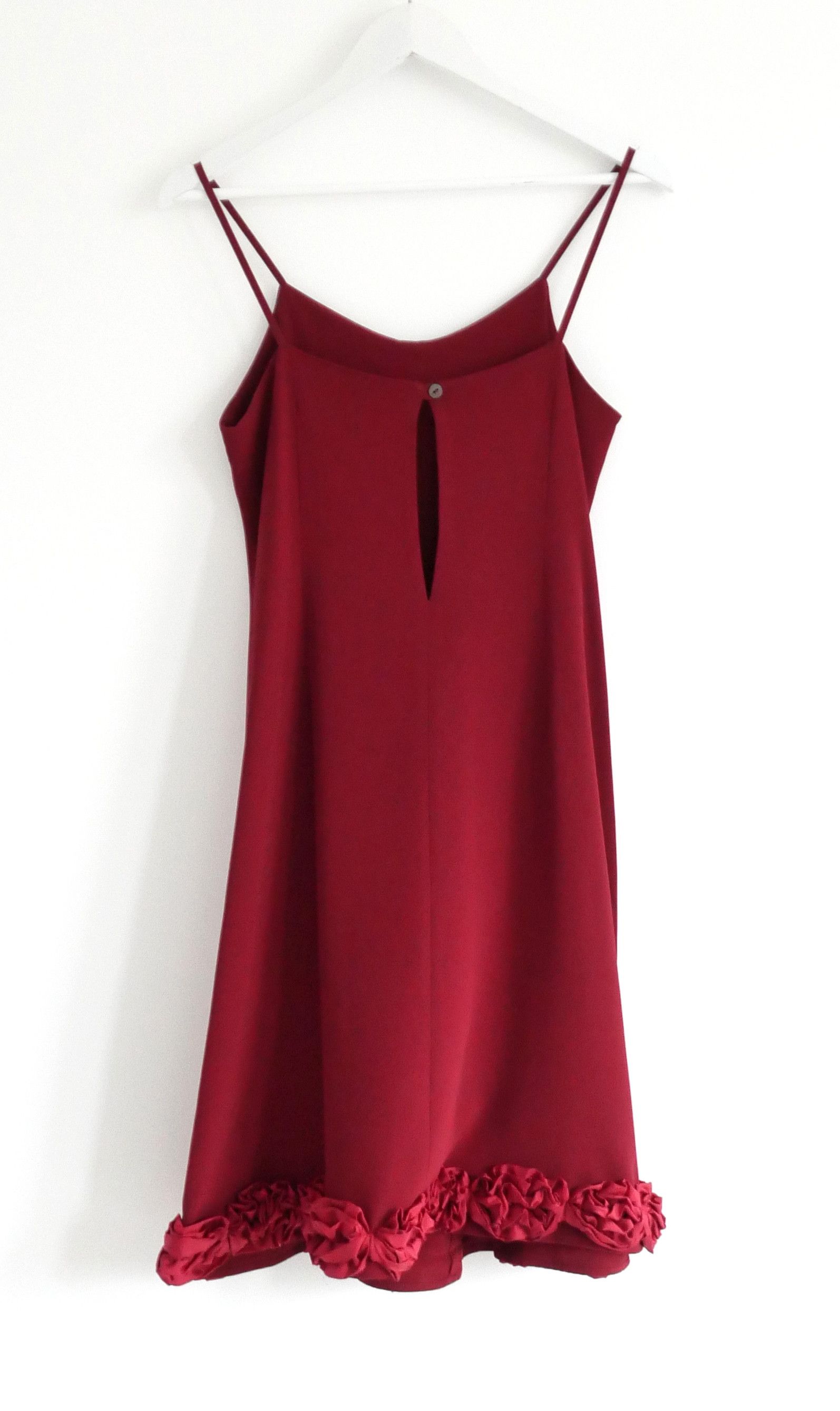 Dries Van Noten Dries Van Noten Vintage Fall 1999 Rose Rosette Trim Dress Size M / US 6-8 / IT 42-44 - 6 Thumbnail