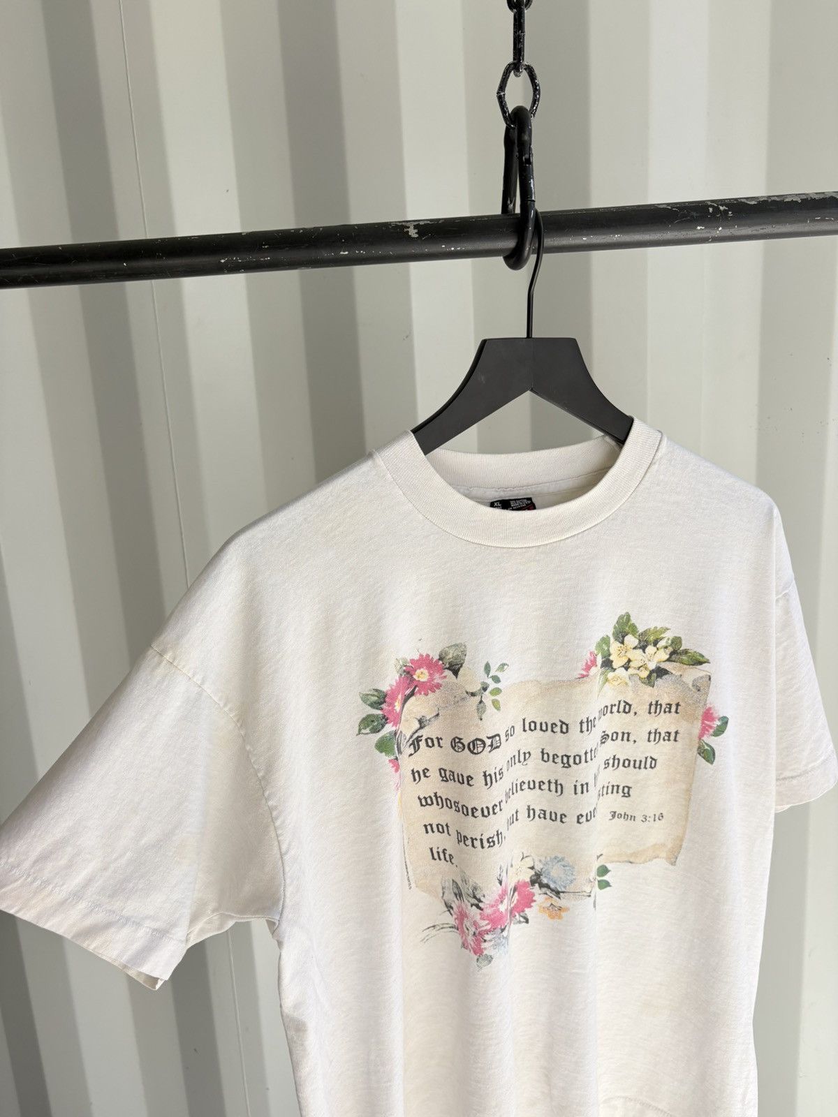 Vintage Vintage John 316 Jesus Shirt Faded Distressed Grunge Band Size US XL / EU 56 / 4 - 5 Thumbnail