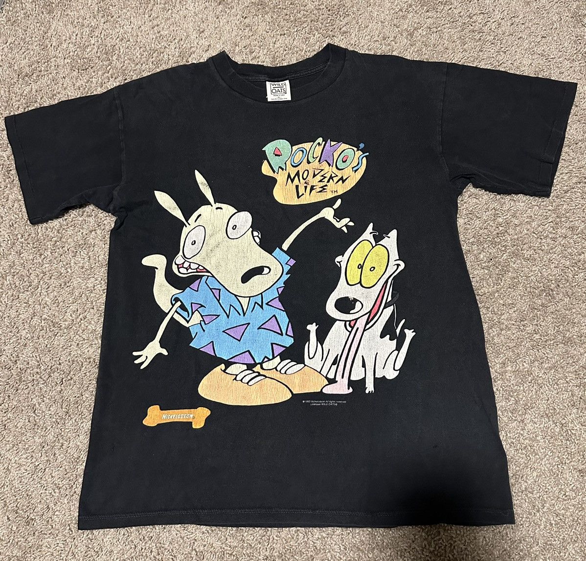 Vintage Rockos Modern Life Vintage T-shirt Xl 1993 Nickelodeon Size US XL / EU 56 / 4 - 1 Thumbnail