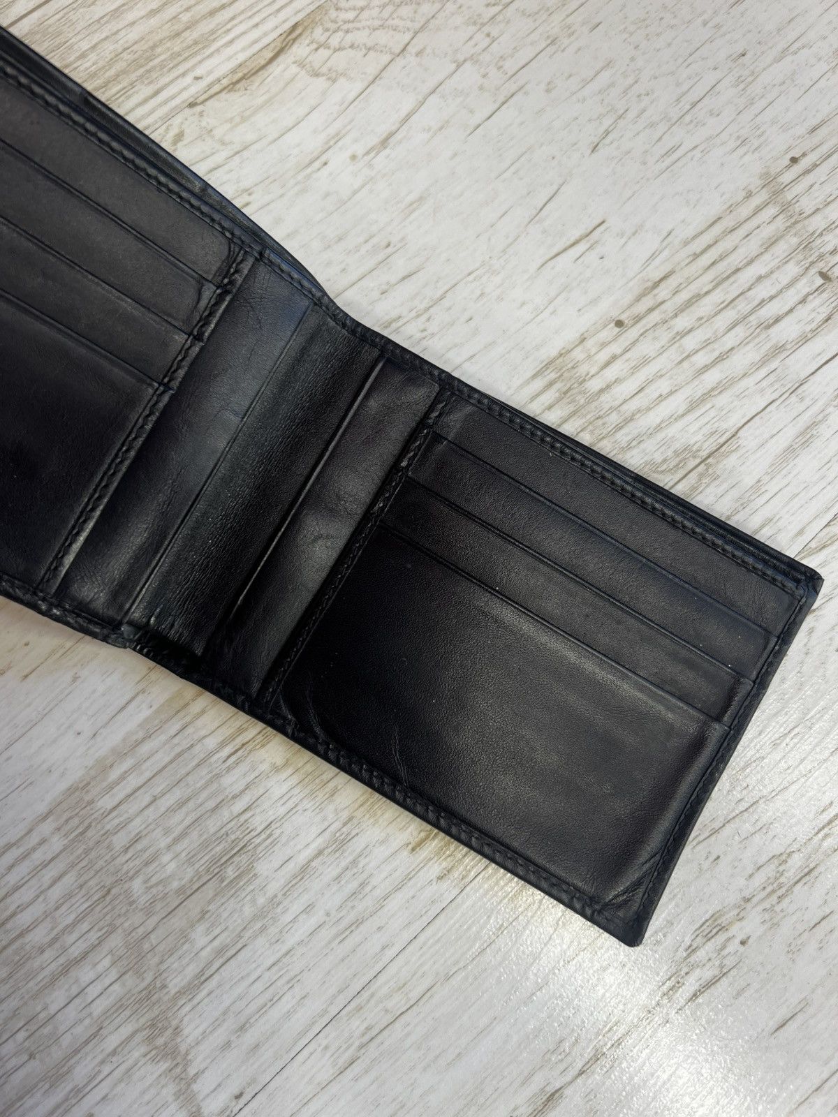 Gucci Gucci leather bifold wallet mens black Size ONE SIZE - 13 Thumbnail