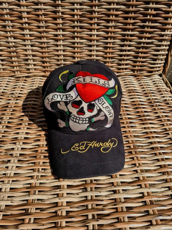 Ed Hardy Ed Hardy y2k vintage 80s opium cap Size ONE SIZE - 1 Thumbnail