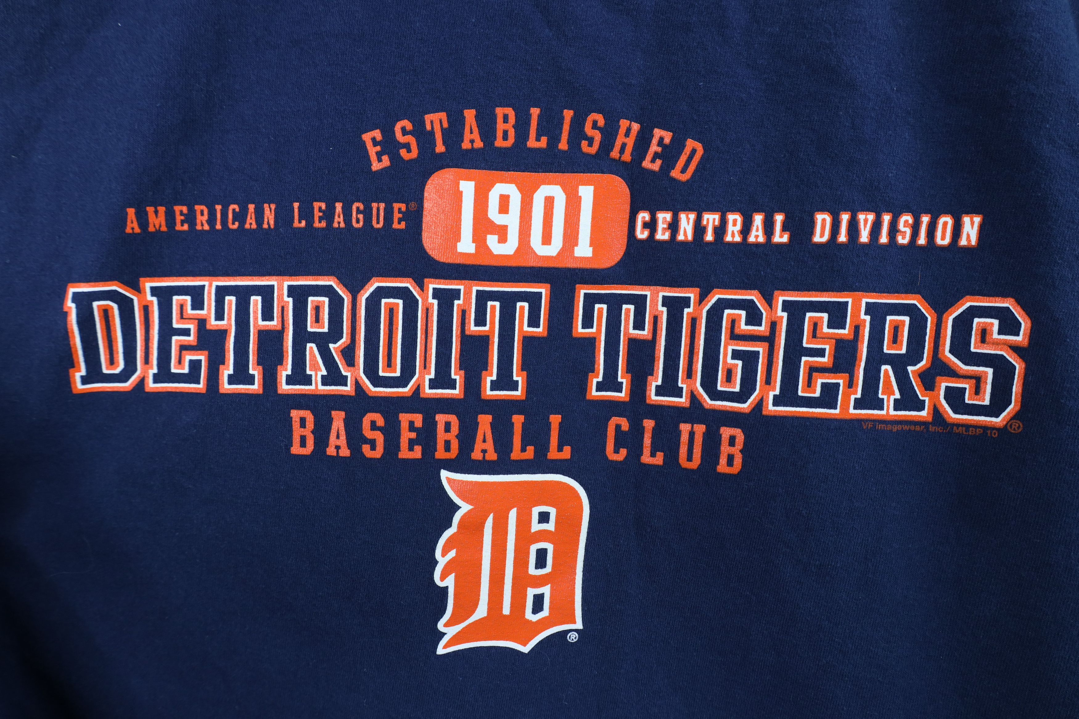 Vintage Vintage Y2K Tigers Baseball Long Sleeve T-Shirt Blue Size US XXL / EU 58 / 5 - 7 Thumbnail