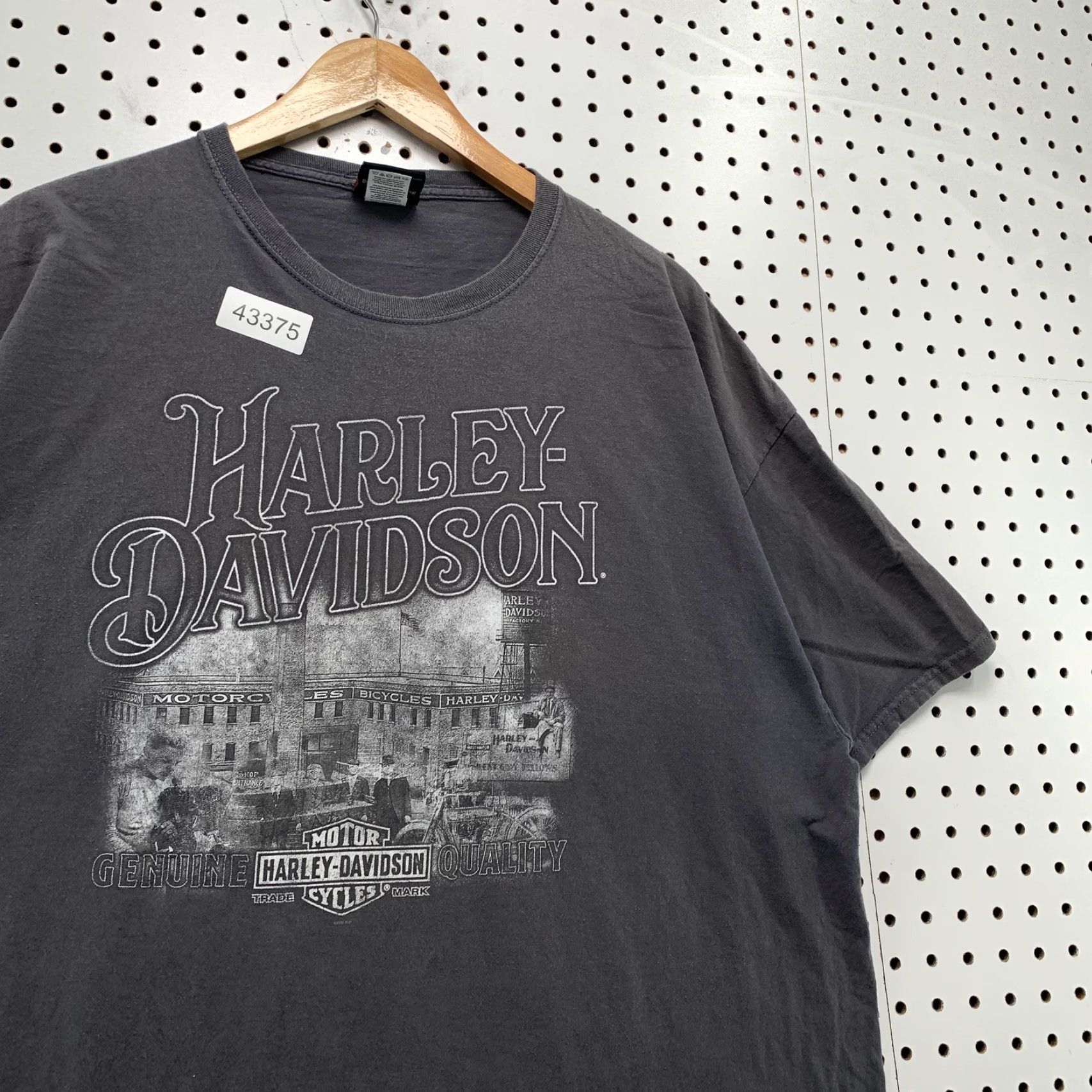 Harley Davidson Harley-Davidson Gray Motorcycle Graphic T-Shirt 2XL Men’s Size US XXL / EU 58 / 5 - 4 Thumbnail