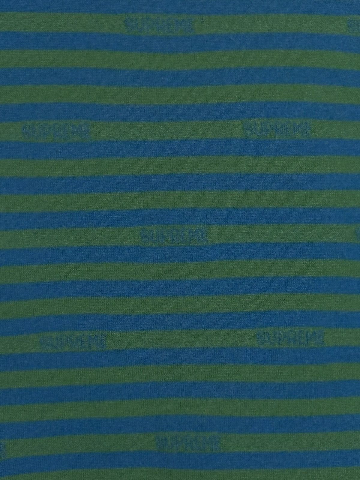 Supreme Supreme Logo Stripe S/S Top Tee Size US M / EU 48-50 / 2 - 3 Thumbnail