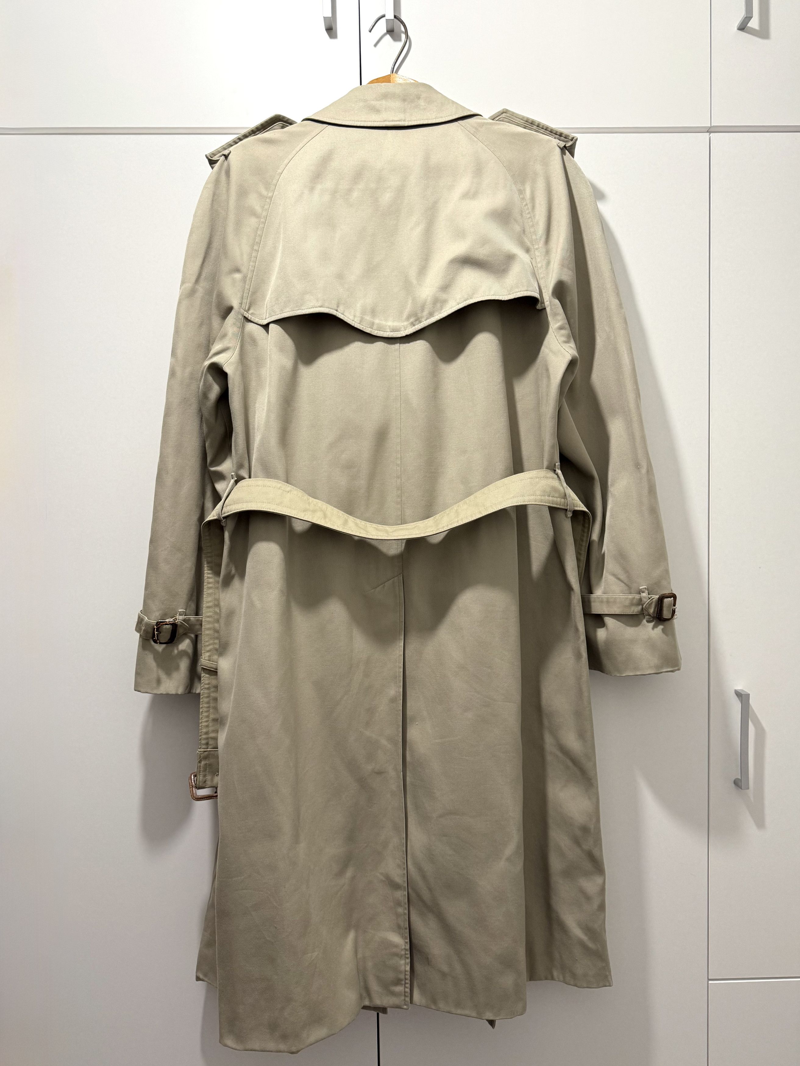 Burberry Men's Vintage Burberry Nova Check Trench Coat Jacket Size US XL / EU 56 / 4 - 3 Thumbnail