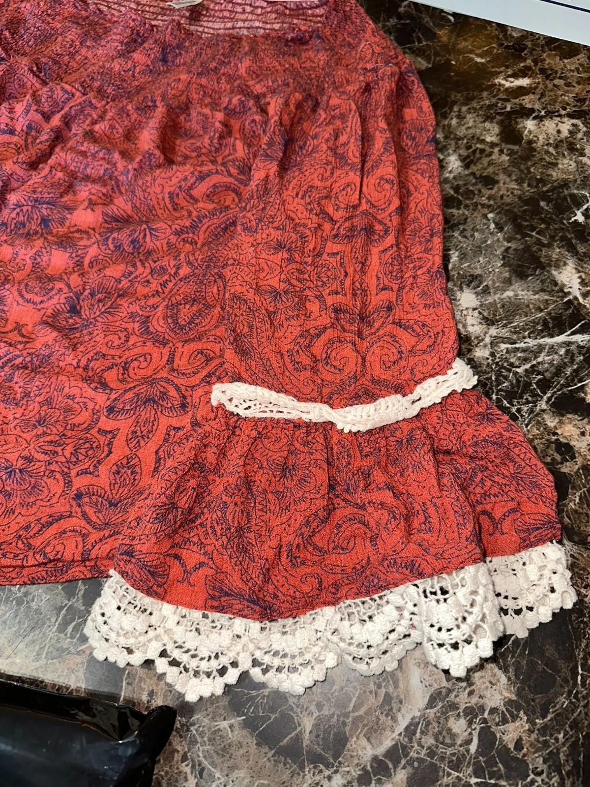 The Unbranded Brand Vintage Boho Lace Blouse Size M Size M / US 6-8 / IT 42-44 - 3 Thumbnail