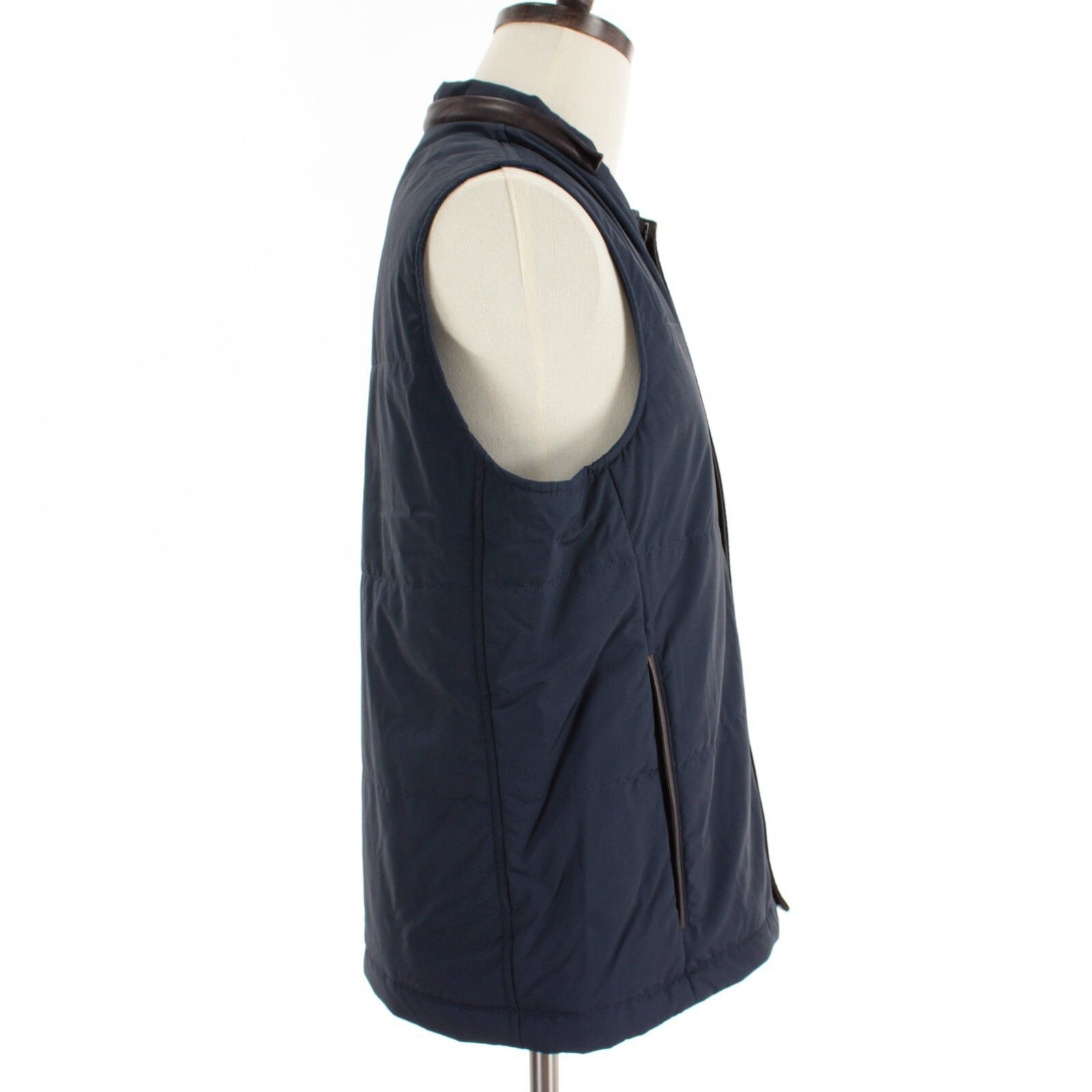 Luciano Barbera Luciano Barbera Vest Size M US In Blue Wool Size US M / EU 48-50 / 2 - 9 Thumbnail