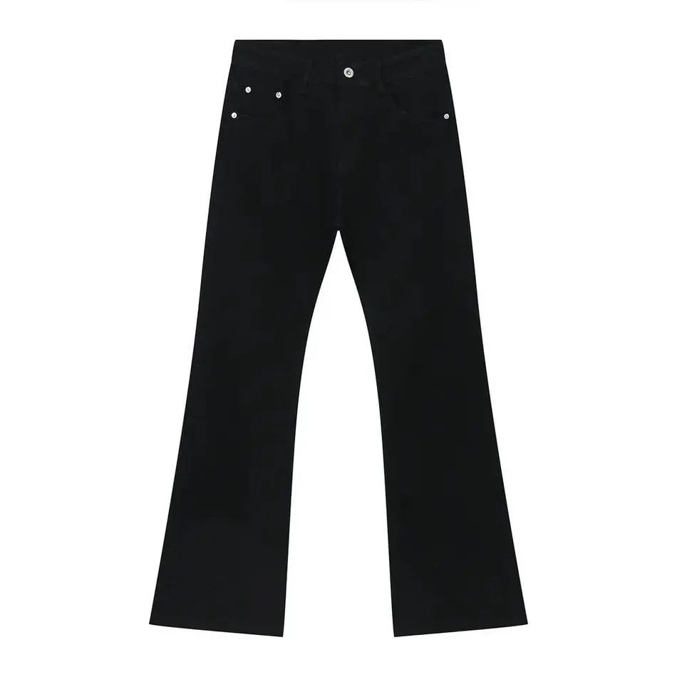 Japanese Brand Retro micro flared loose straight leg jeans Size US 32 / EU 48 - 5 Thumbnail
