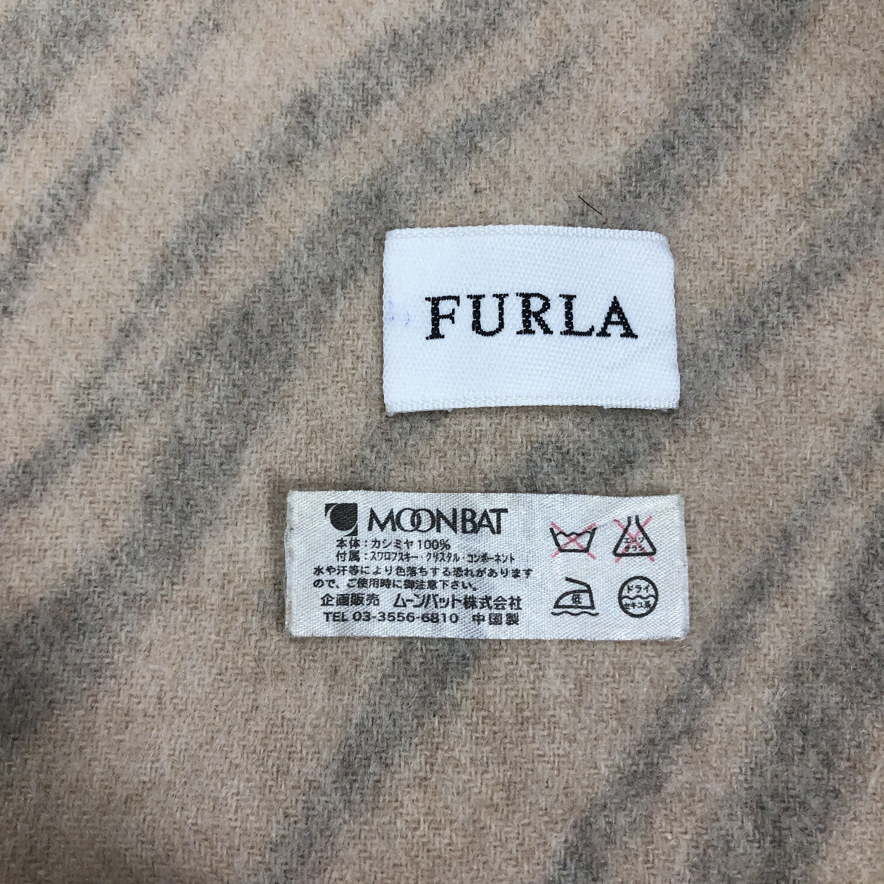 Furla × Vintage Vintage Furla Wool Scarf Muffler MF399 Size ONE SIZE - 4 Thumbnail