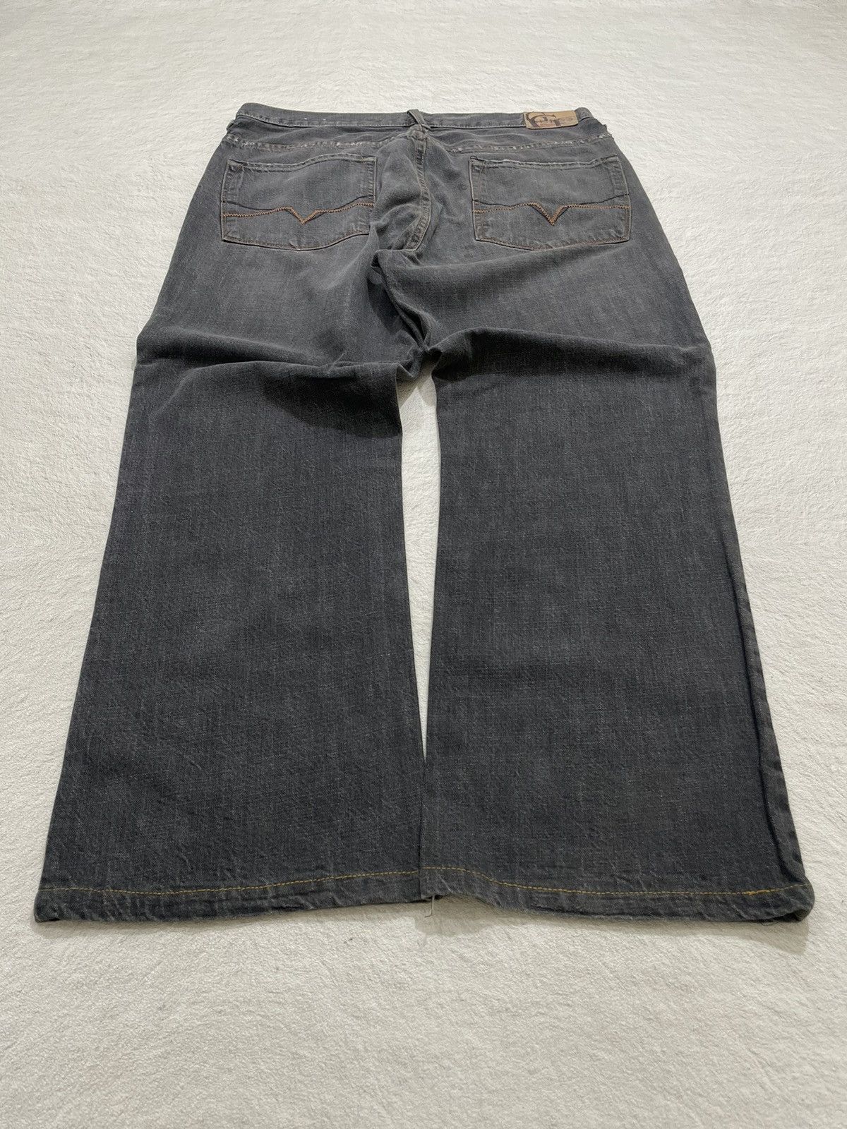 Japanese Brand 2000s Guess Baggy Jeans Washed Y2K Japan Style Size US 36 / EU 52 - 5 Thumbnail