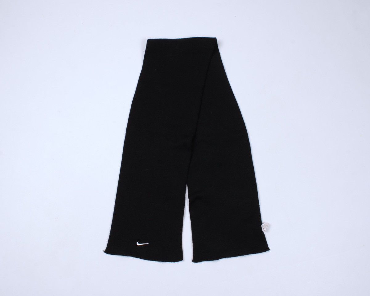 Nike × Vintage NIKE Vintage Knitted Front Embroidered Logo Swoosh Scarf Size ONE SIZE - 3 Thumbnail