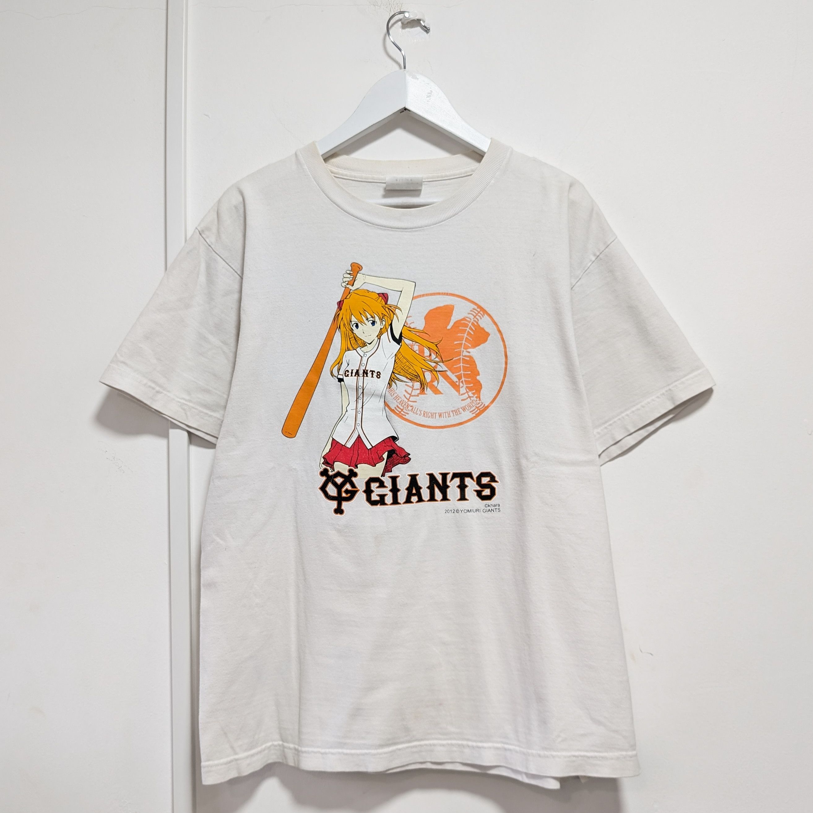 Cartoon Network × Japanese Brand 2012 Evangelion Asuka x Yomiuri Giants tee Size US L / EU 52-54 / 3 - 1 Thumbnail