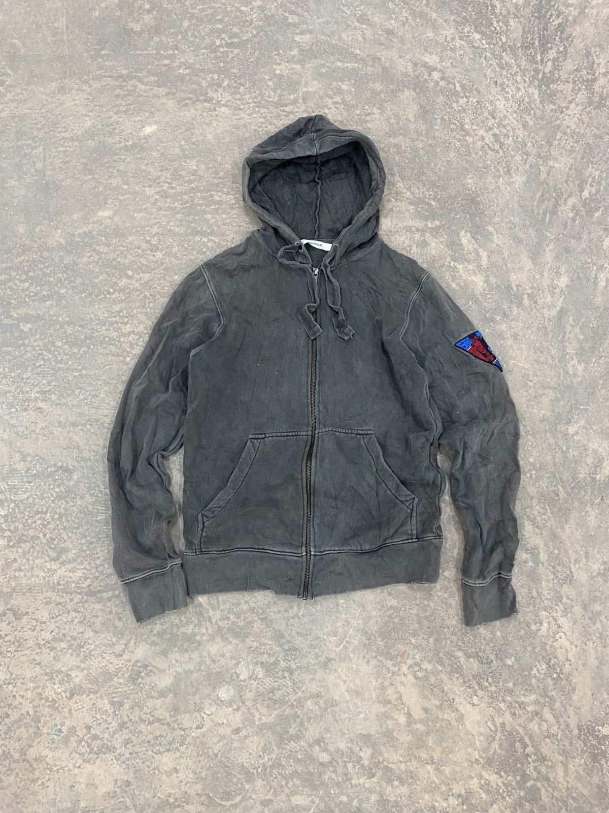 Zadig & Voltaire 2000s -Distressed Zipper Hoodie Punk Grunge Lgb Size US XS / EU 42 / 0 - 2 Thumbnail
