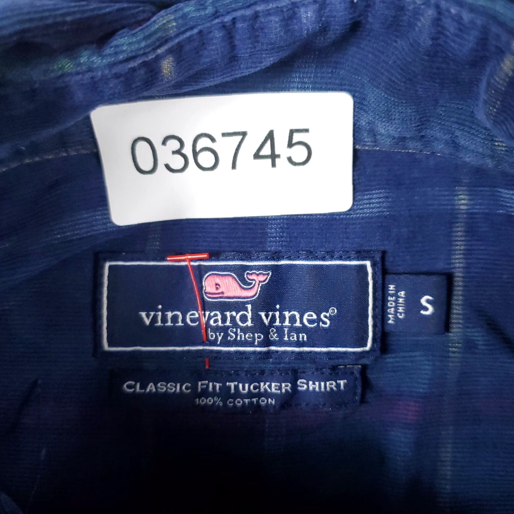 Vineyard Vines Vineyard Vines Shirt Mens Small Blue Plaid Whale Button Up Long Sleeve Size US S / EU 44-46 / 1 - 7 Thumbnail