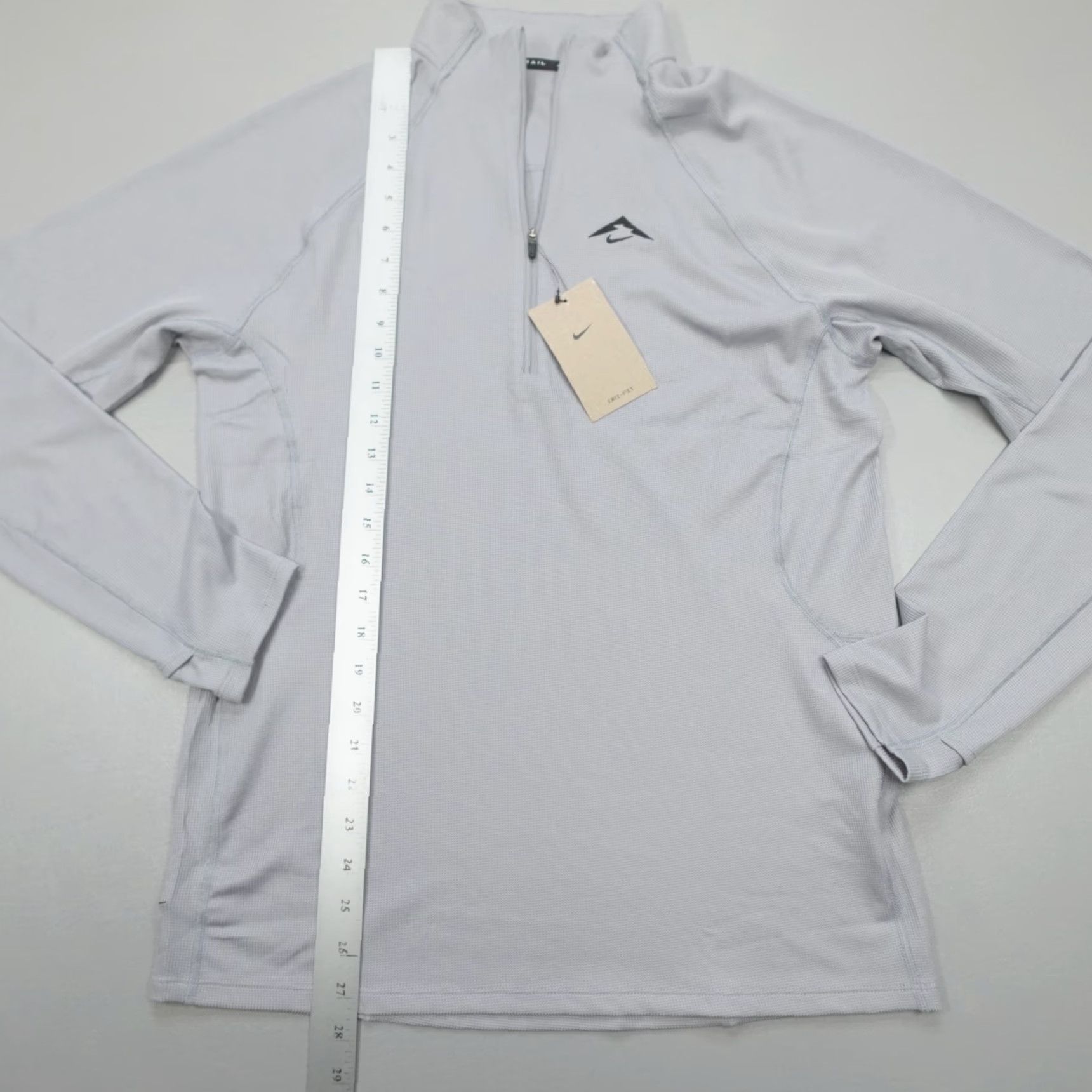 Nike Nike Dri-FIT 1/2-Zip Men's Size S Mid Layer Grey Running Top FV9994 078 Size US S / EU 44-46 / 1 - 7 Thumbnail
