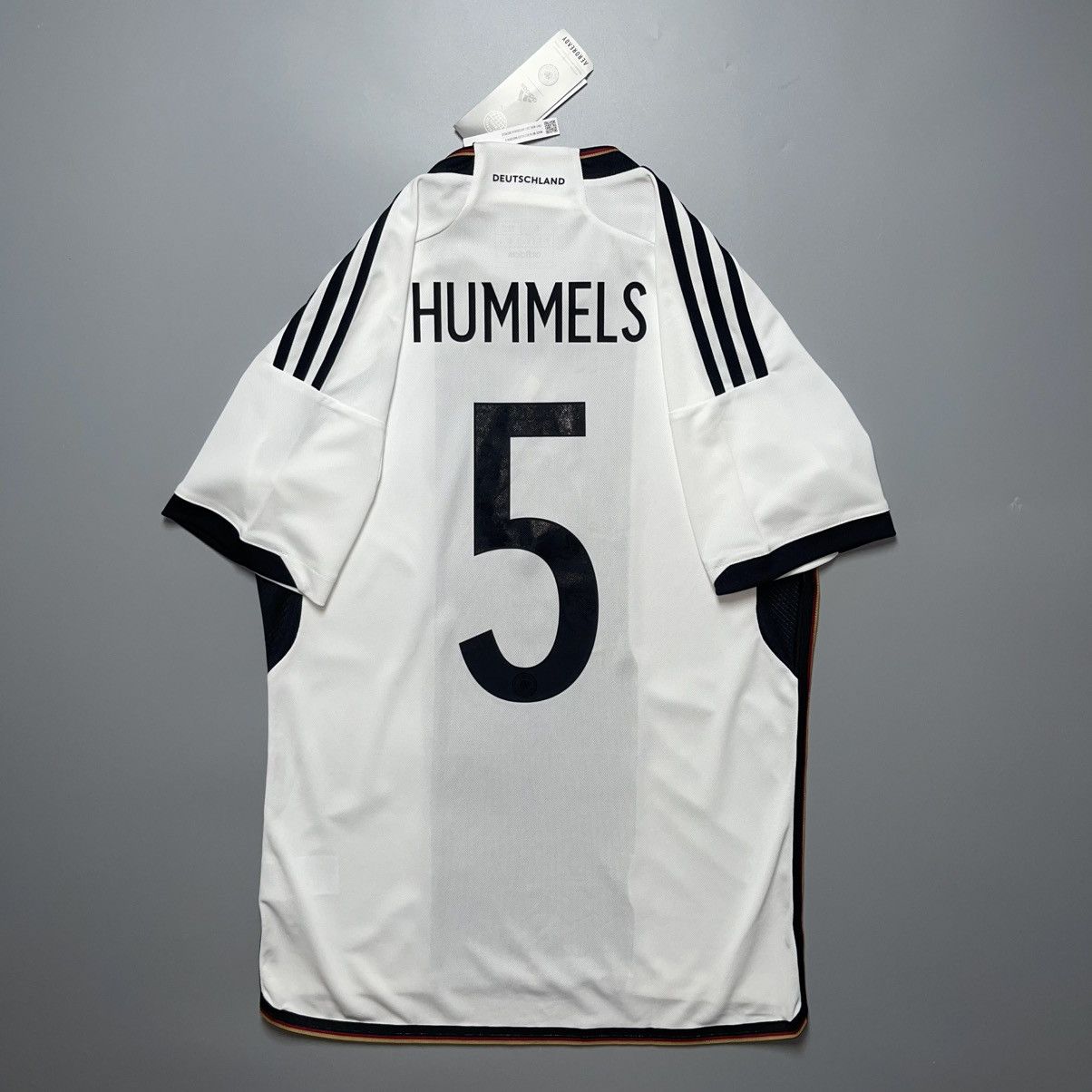 Adidas GERMANY ADIDAS 2022 WORLD CUP SOCCER HOME JERSEY #5 HUMMELS Size US S / EU 44-46 / 1 - 1 Thumbnail