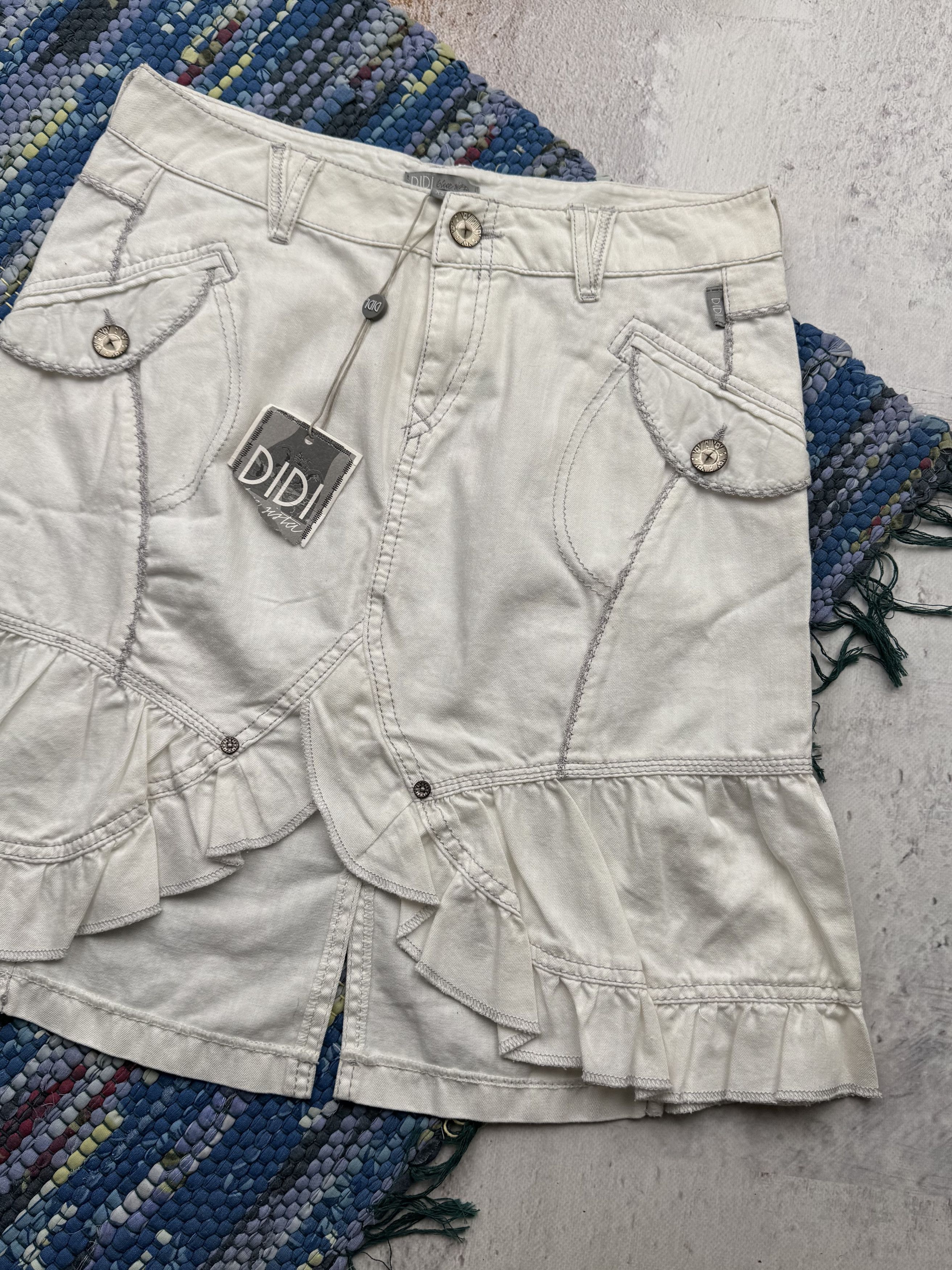 Vintage Vintage Midi Skirt A382(177) Size 26" / US 2 / IT 38 - 3 Thumbnail