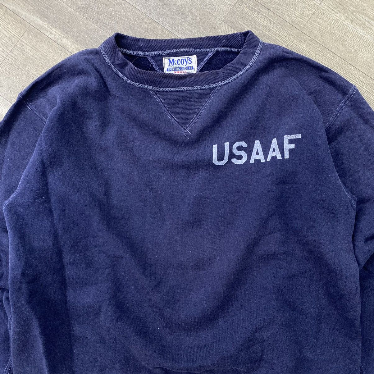 The Real McCoy's Vintage Mc Coys USAAF Military US Army Sweatshirt Size US S / EU 44-46 / 1 - 2 Thumbnail