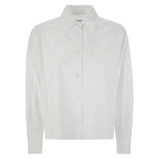 Weekend Max Mara WEEKEND MAX MARA Women Shirts 2515111071600 WHITE Size M / US 6-8 / IT 42-44 - 1 Thumbnail