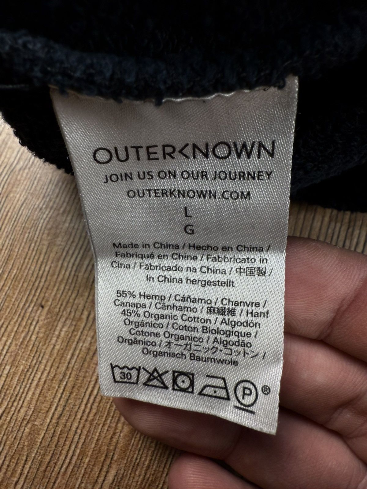 Outerknown Outerknown Bruce Brown Films Hemp Sweatshirt Dark Grey L Size US L / EU 52-54 / 3 - 6 Thumbnail