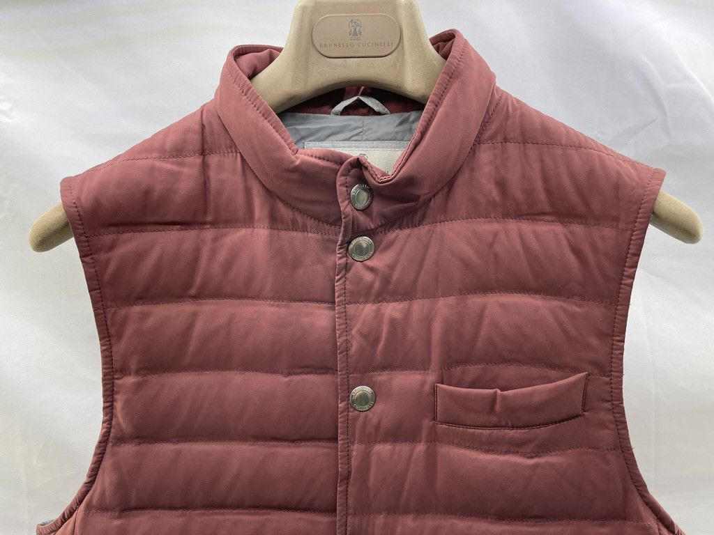 Brunello Cucinelli BRUNELLO CUCINELLI Nylon Down Quilted Vest Size US M / EU 48-50 / 2 - 2 Thumbnail