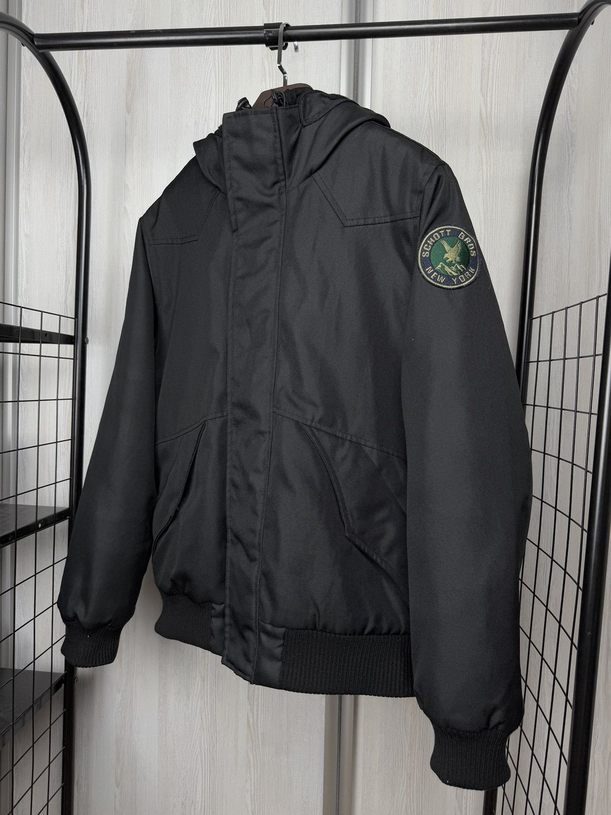 Schott Rancher x Schott Bro NYC Bomber Jacket Hooded USA Western Size US XL / EU 56 / 4 - 5 Thumbnail