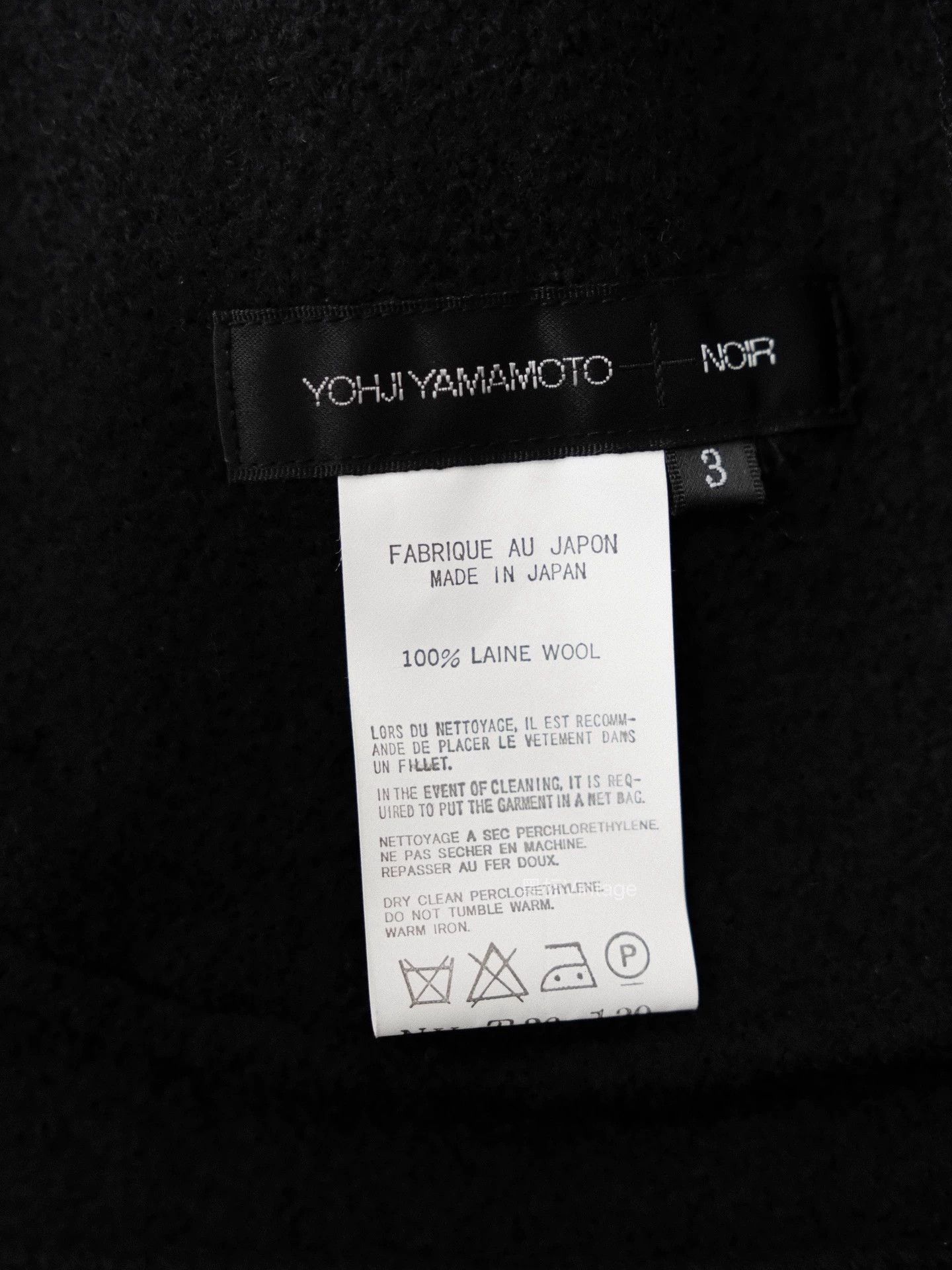 Yohji Yamamoto Yohji Yamamoto Women 18AW Vintage Chinese Collar Jacket Size L / US 10 / IT 46 - 9 Thumbnail