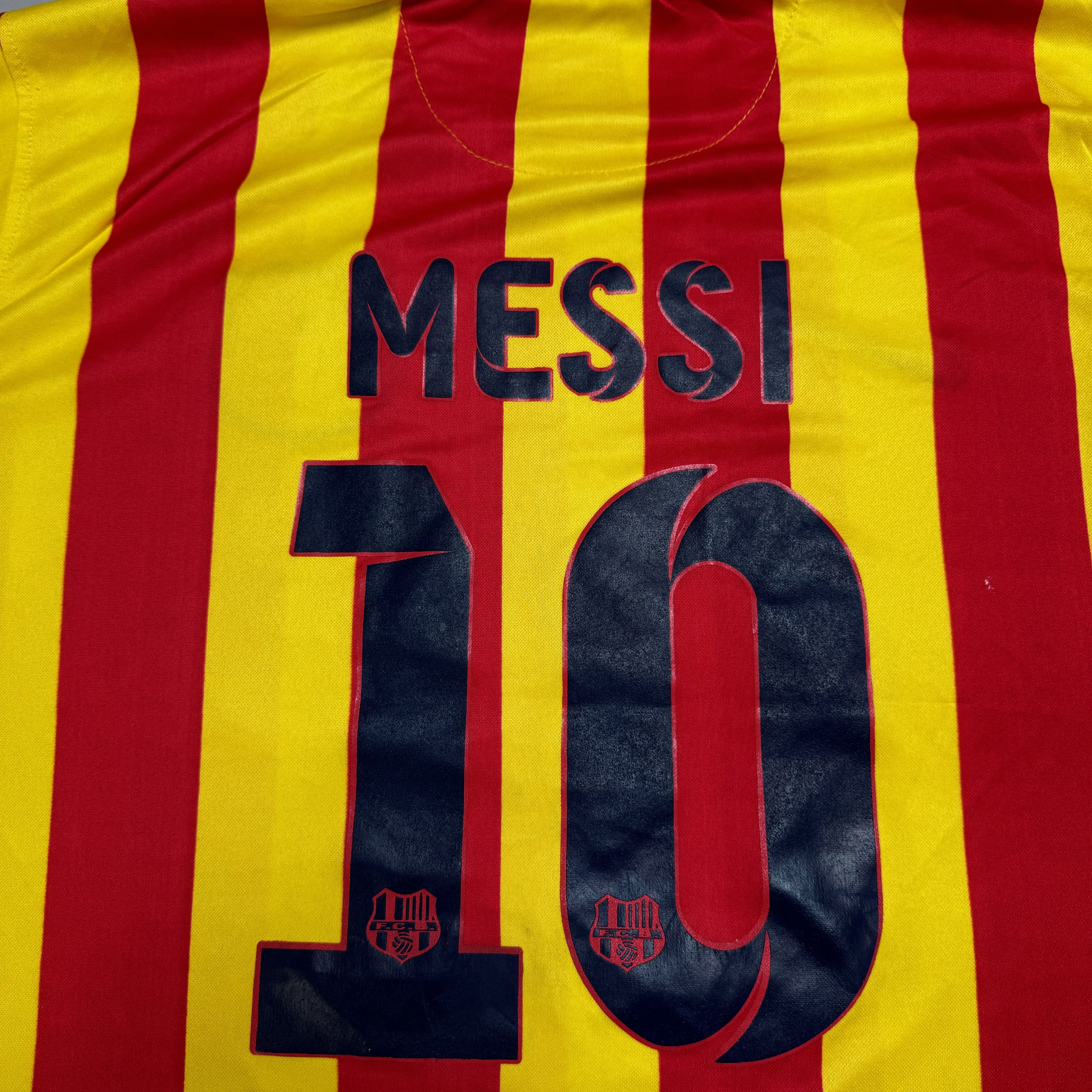 Nike NIKE MESSI BARCELONA 2013-15 AWAY SOCCER JERSEY FAKE Size US XL / EU 56 / 4 - 5 Thumbnail