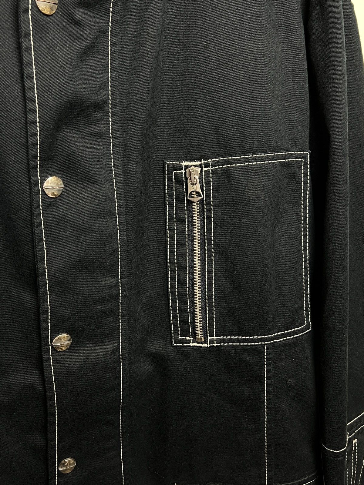 Giorgio Armani armani y2k archive solid work chore jacket Size US XL / EU 56 / 4 - 5 Thumbnail