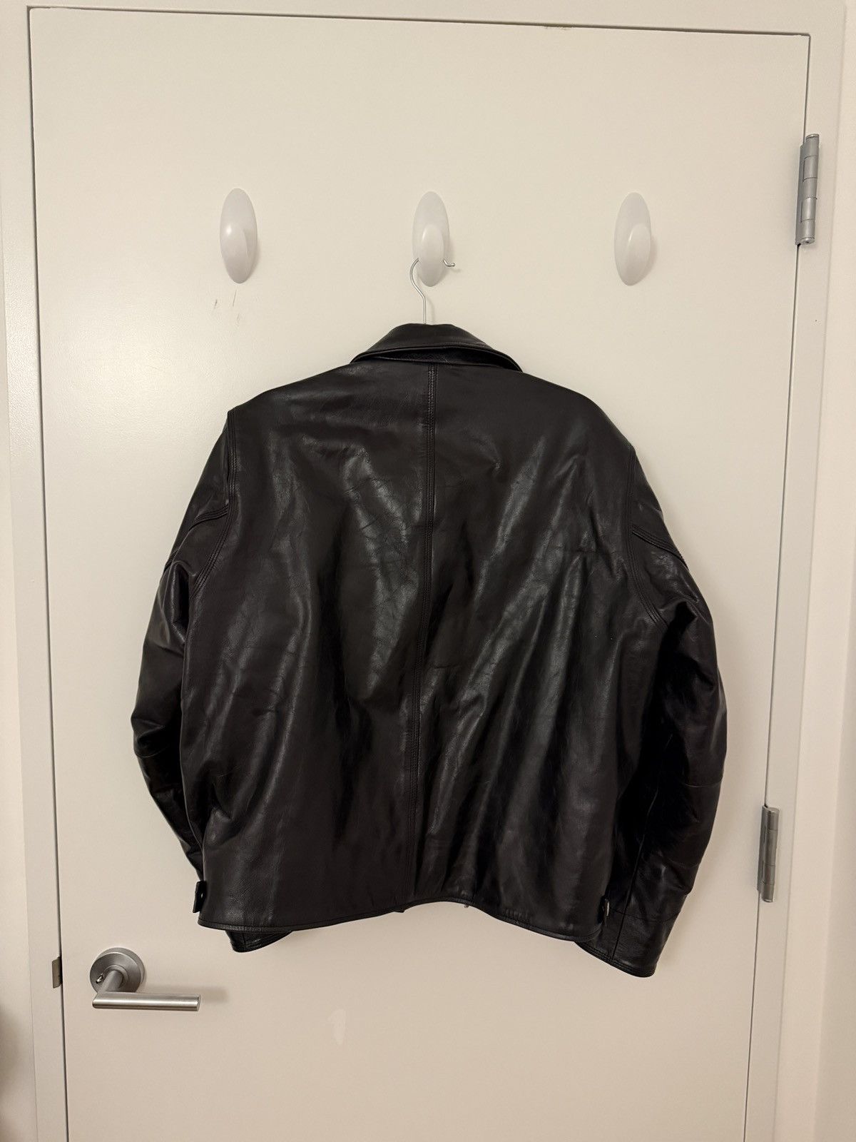 Stussy Stussy Garage Leather Jacket Size US M / EU 48-50 / 2 - 2 Thumbnail