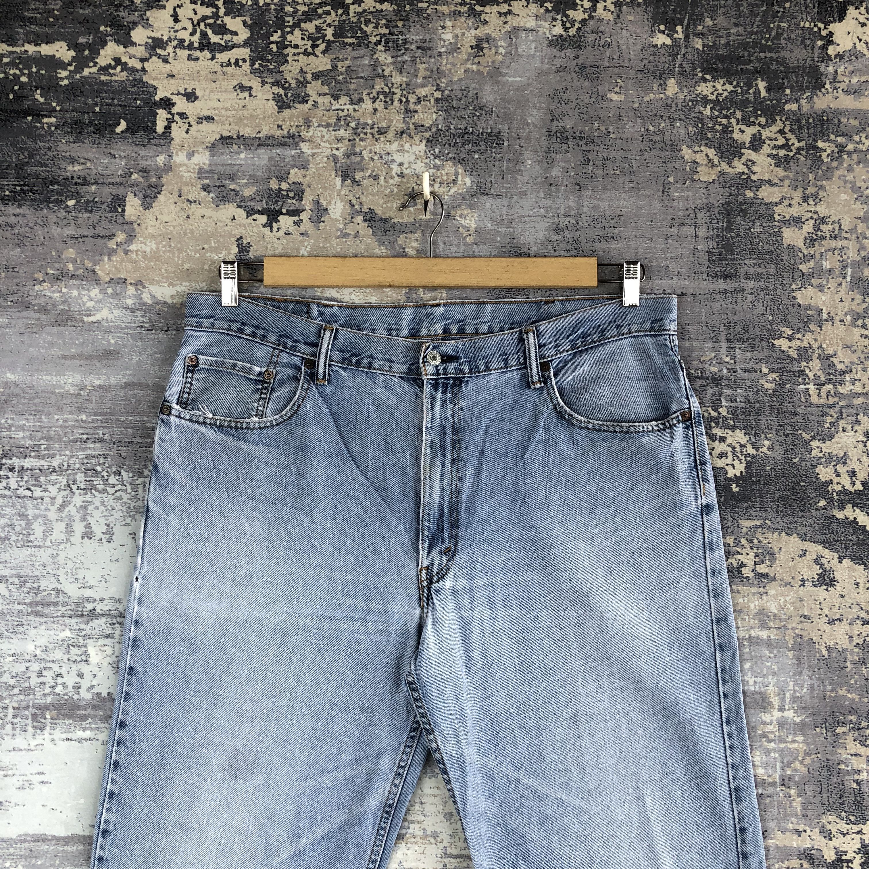 Levi's Vintage Y2K Levis Light Wash Jeans Levi's 505 Faded Denim Size US 40 / EU 56 - 3 Thumbnail