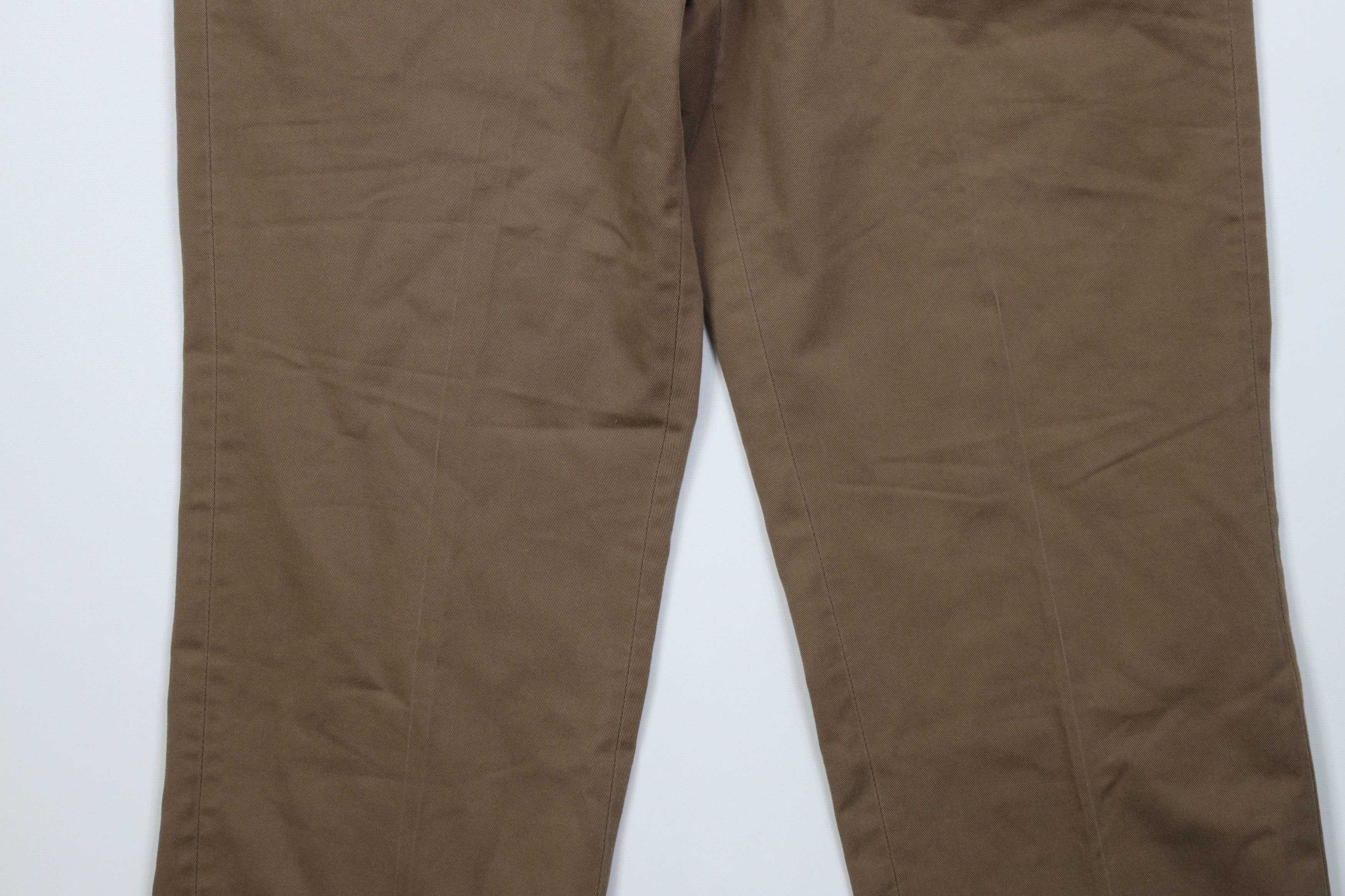 L.L. Bean Vintage 90s LL Bean Heavyweight Wide Leg Chino Pants Brown Size US 36 / EU 52 - 3 Thumbnail