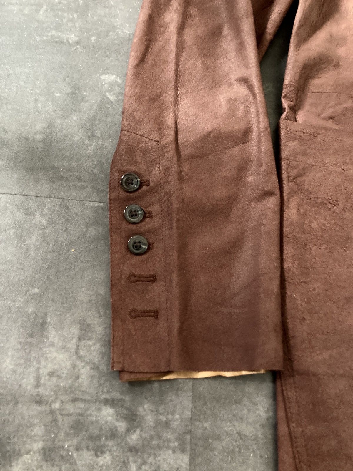 Rick Owens SS 21 "PHLEGETHON" Runway Blistered Lamb Leather Lido Jacket Size US M / EU 48-50 / 2 - 8 Thumbnail