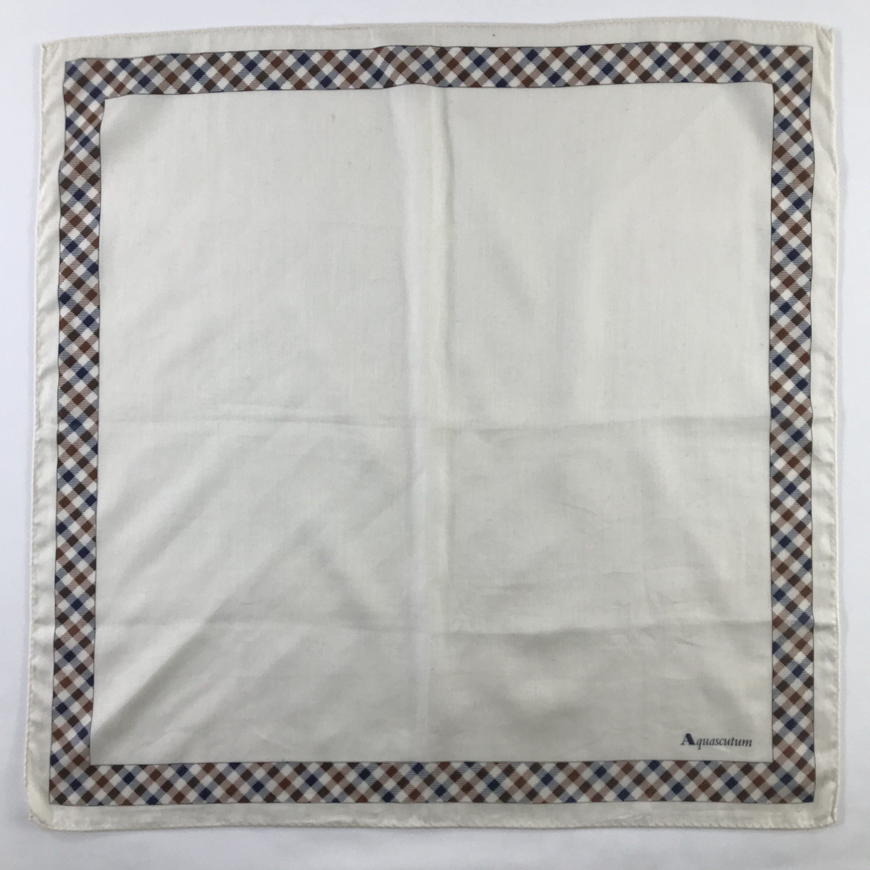 Aquascutum × Vintage Aquascutum Bandana / Handkerchief / Neckerchief - S1163 Size ONE SIZE - 1 Thumbnail