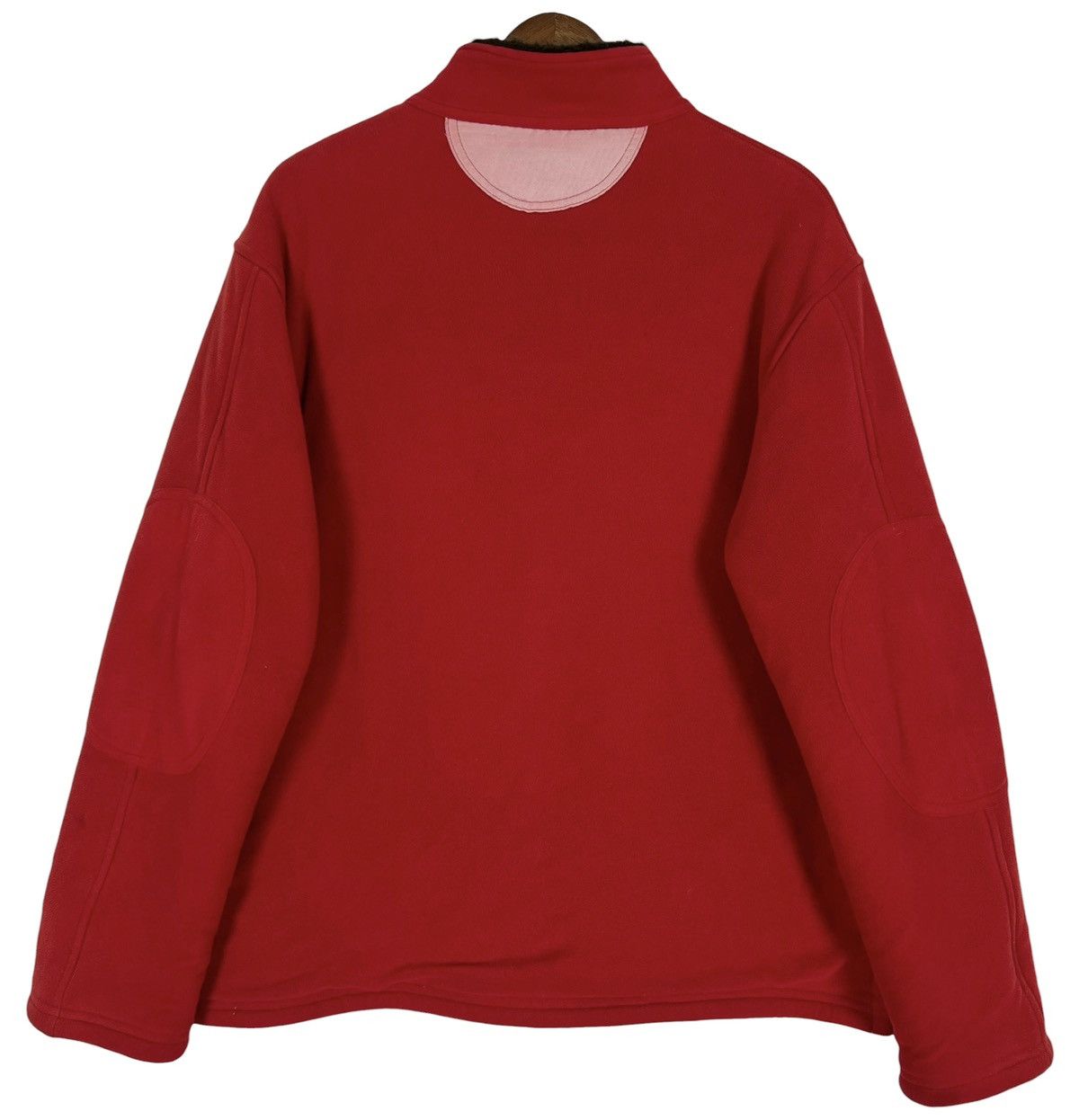 Giorgio Armani Armani Jeans AJ Red Fleece Zip Jacket Sherpa Lined Size US XL / EU 56 / 4 - 3 Thumbnail