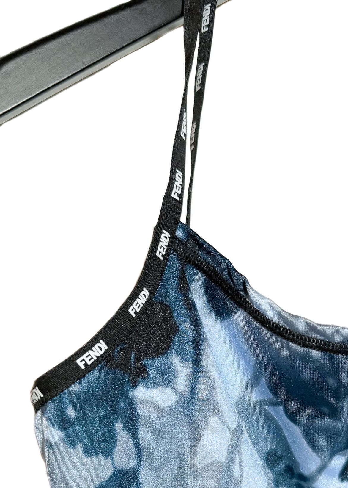 Fendi Fendi Blue Shady Flowers Fitness Top Size M / US 6-8 / IT 42-44 - 3 Thumbnail
