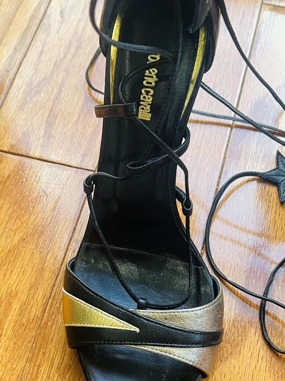 Roberto Cavalli Roberto Cavalli spaghetti strap heels Size US 6 / IT 36 - 6 Thumbnail