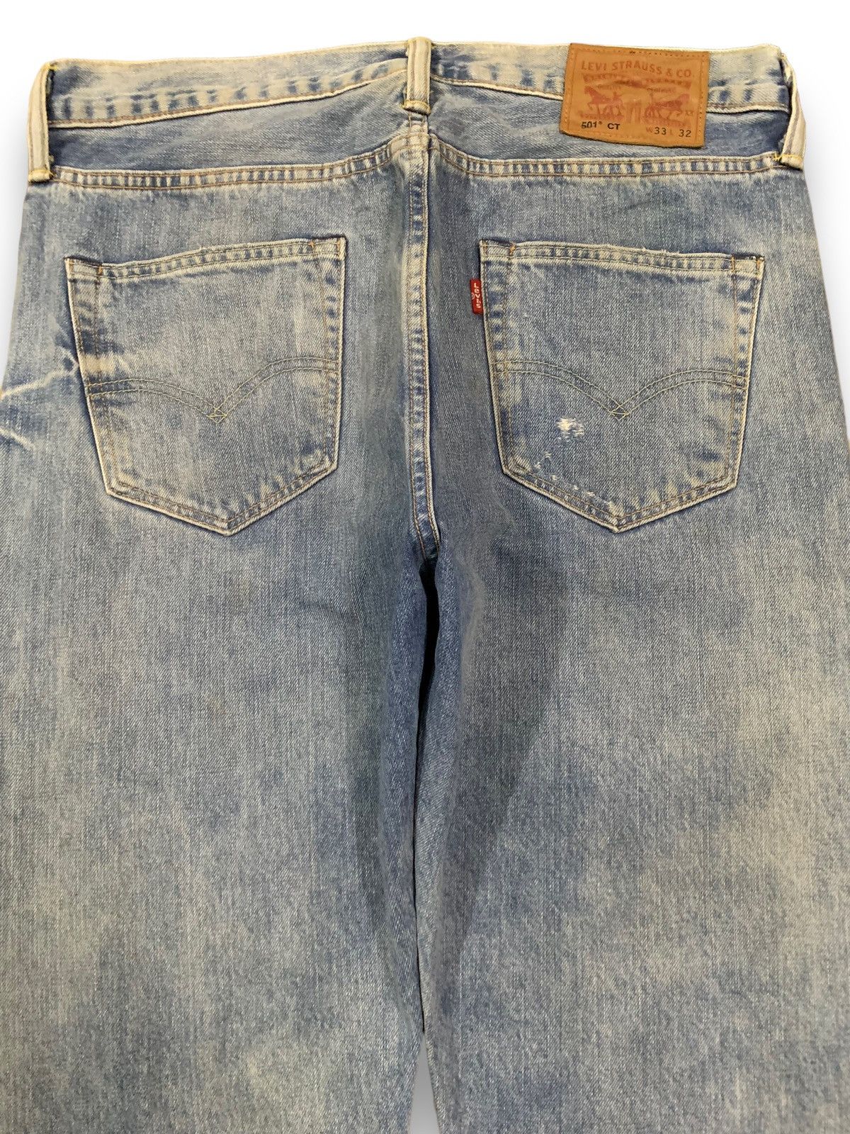 Levi's Vintage Clothing Vintage Y2K Levis 501CT Distressed Grunge Jeans Size 34x30 Size US 34 / EU 50 - 11 Thumbnail