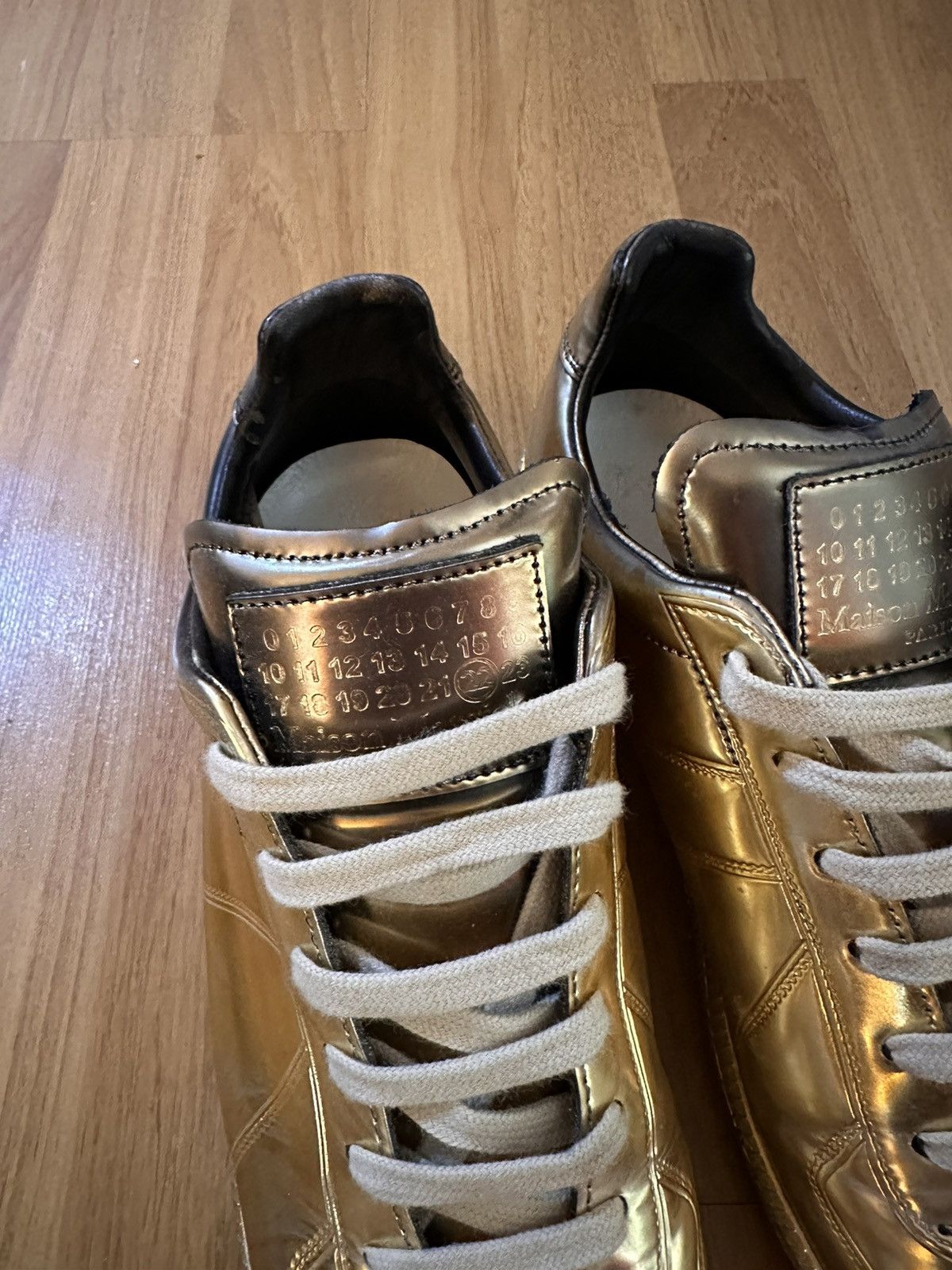 Maison Margiela Maison Margiela GAT Gold Ombre Limited Edition Size US 8 / EU 41 - 5 Thumbnail