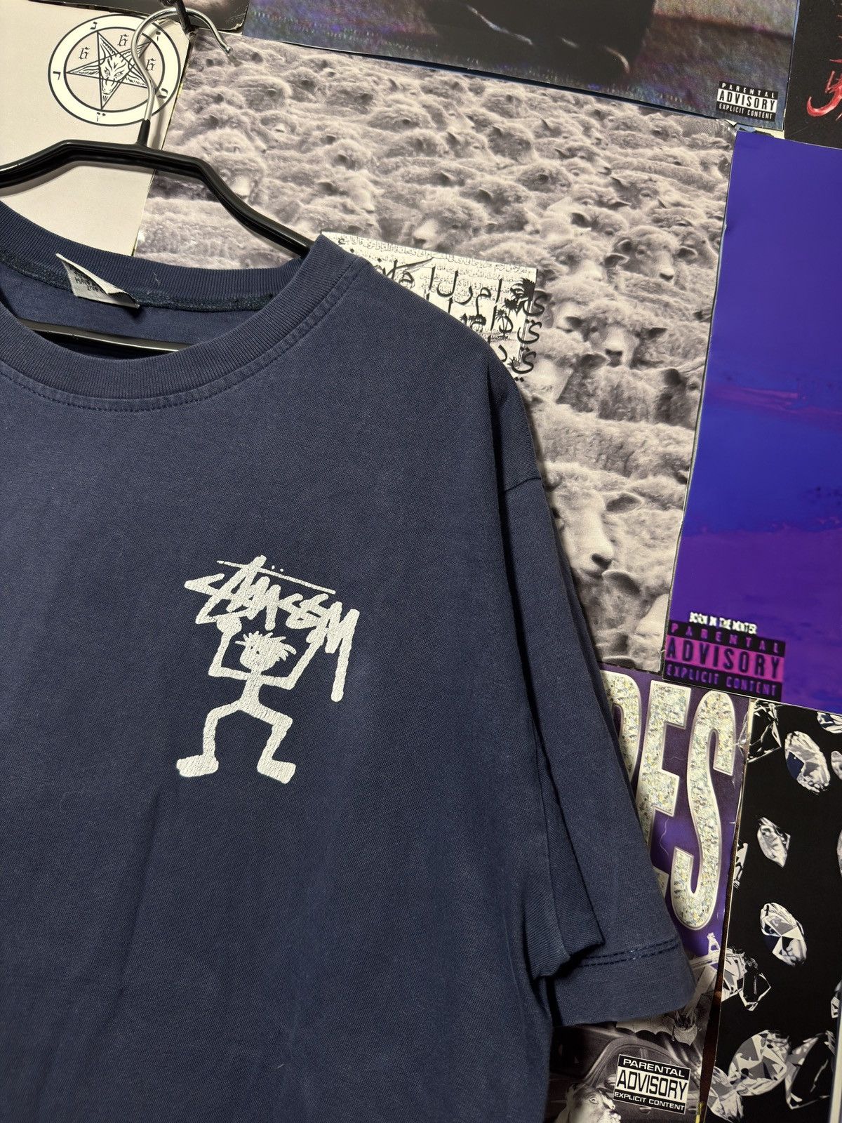Stussy Vintage Stussy Stickman Tee Shirt Size US XL / EU 56 / 4 - 4 Thumbnail