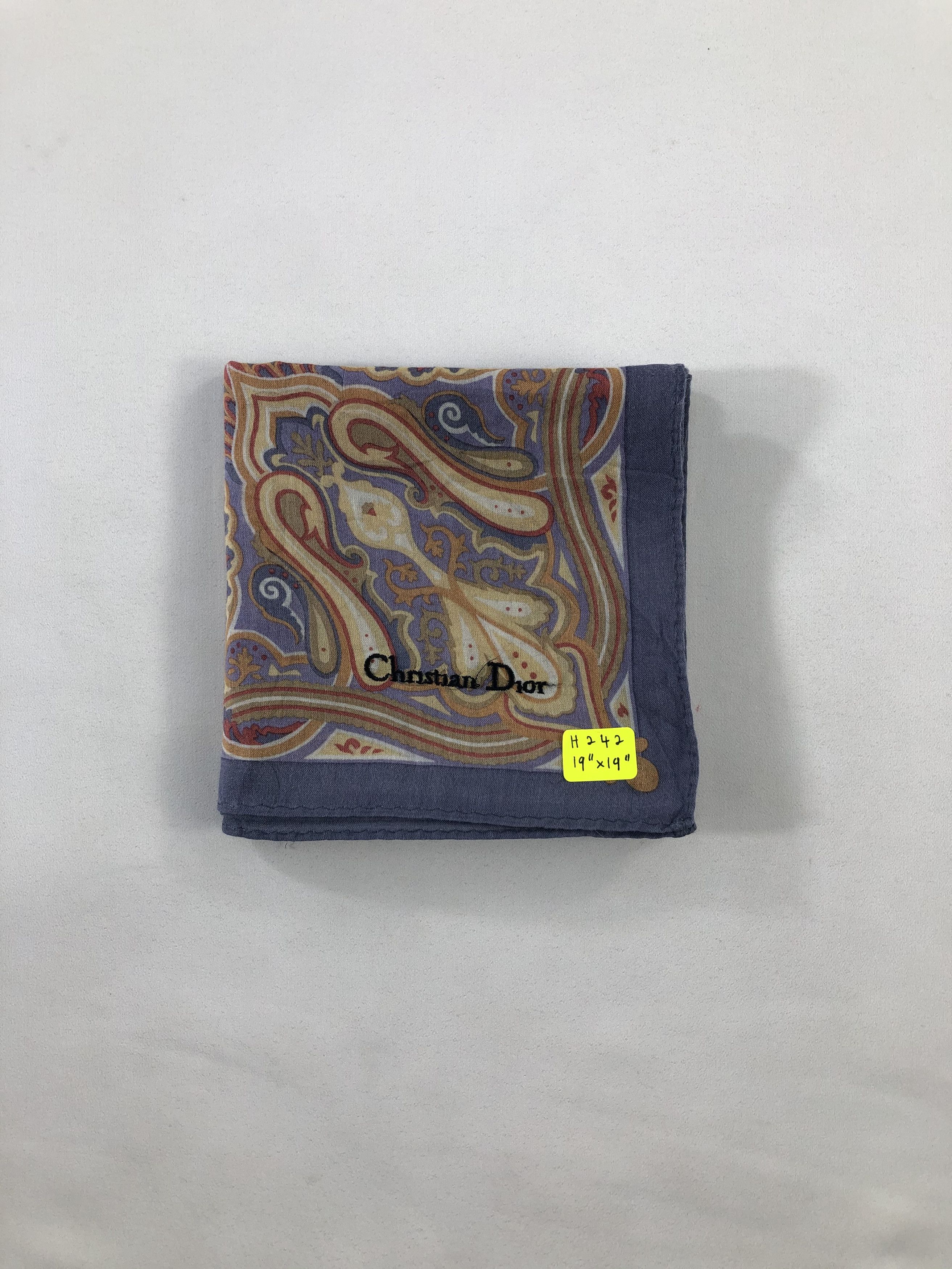 Vintage Christian Dior Handkerchief / Bandana / Babushka Size ONE SIZE - 4 Thumbnail