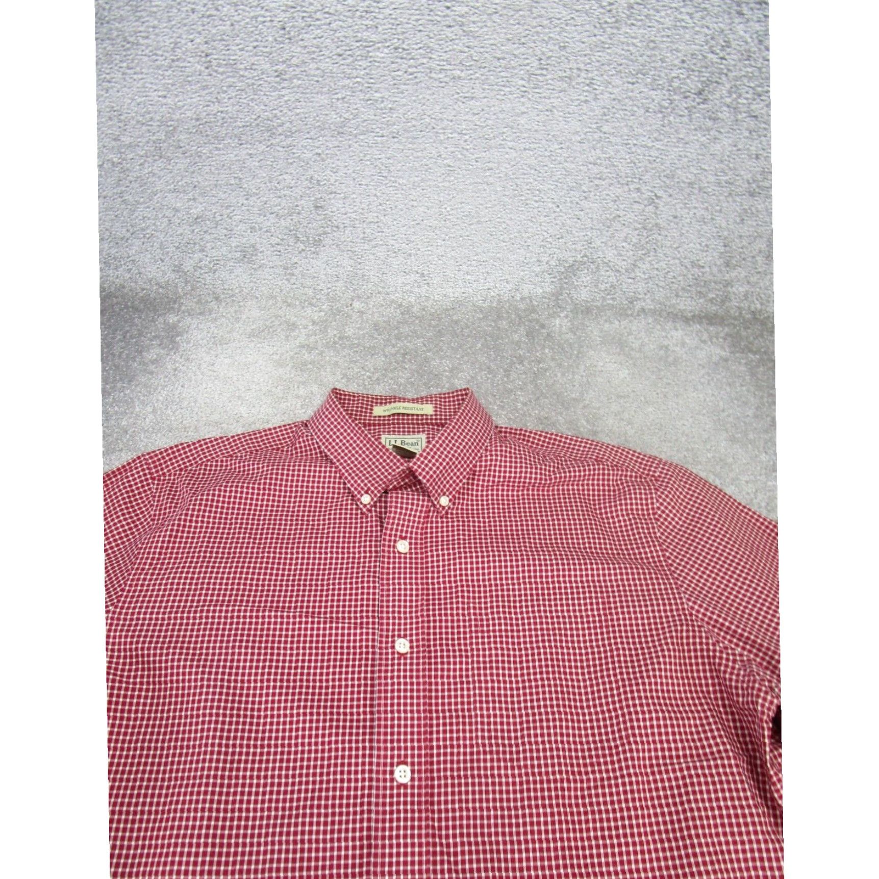 Vintage Mens Large Red Cotton Long Sleeve Button Up Shirt Size US L / EU 52-54 / 3 - 2 Thumbnail