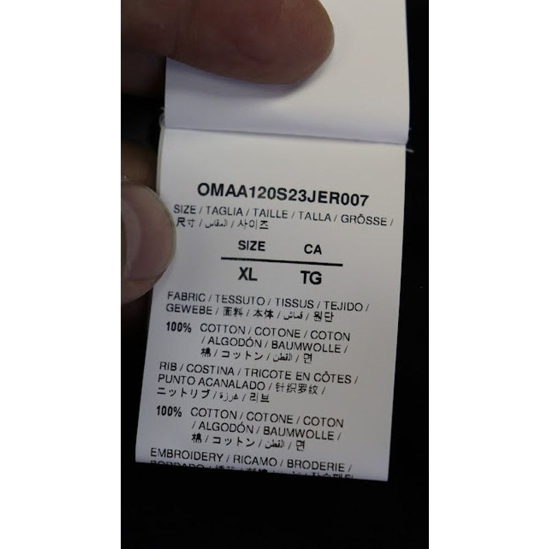 Off-White o1rshd1 T-Shirt in Black Size US XL / EU 56 / 4 - 6 Thumbnail